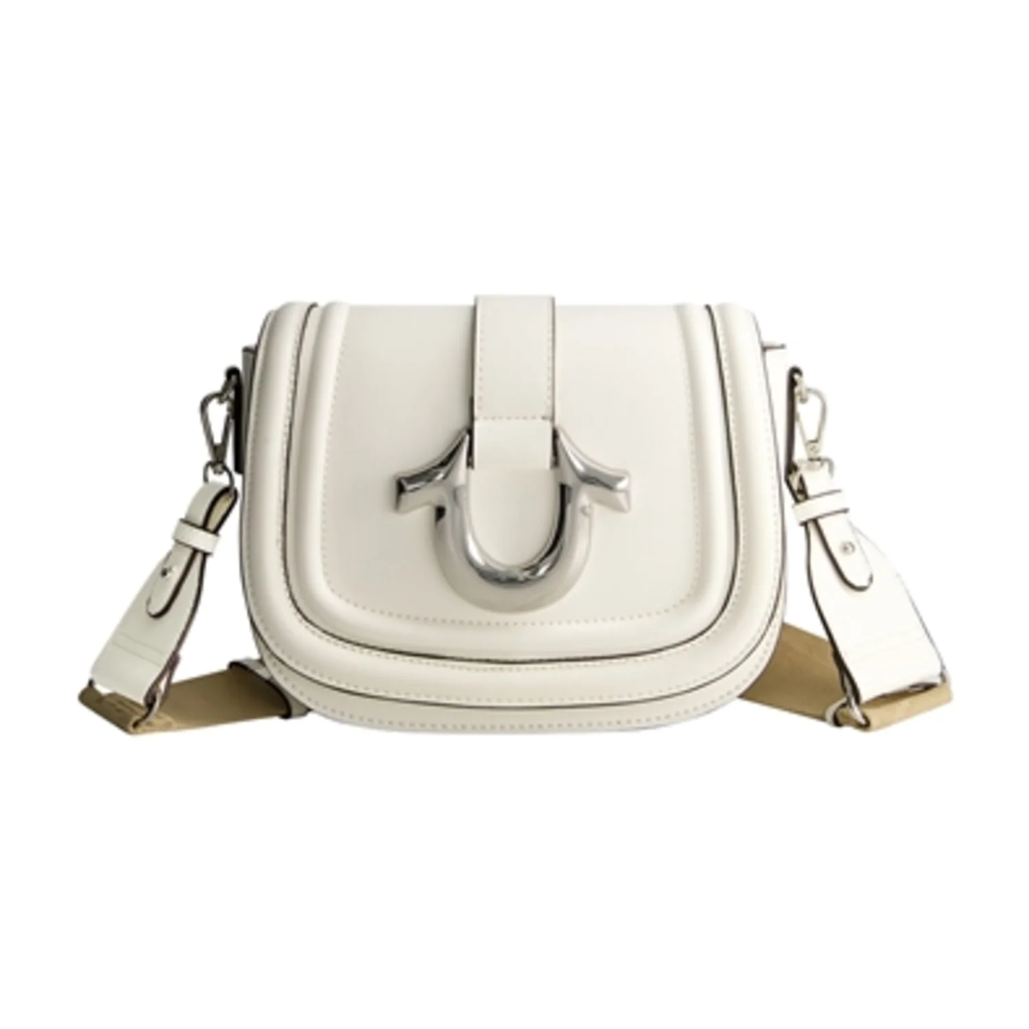 SADDLE BAG WITH GOLD HARDWARE