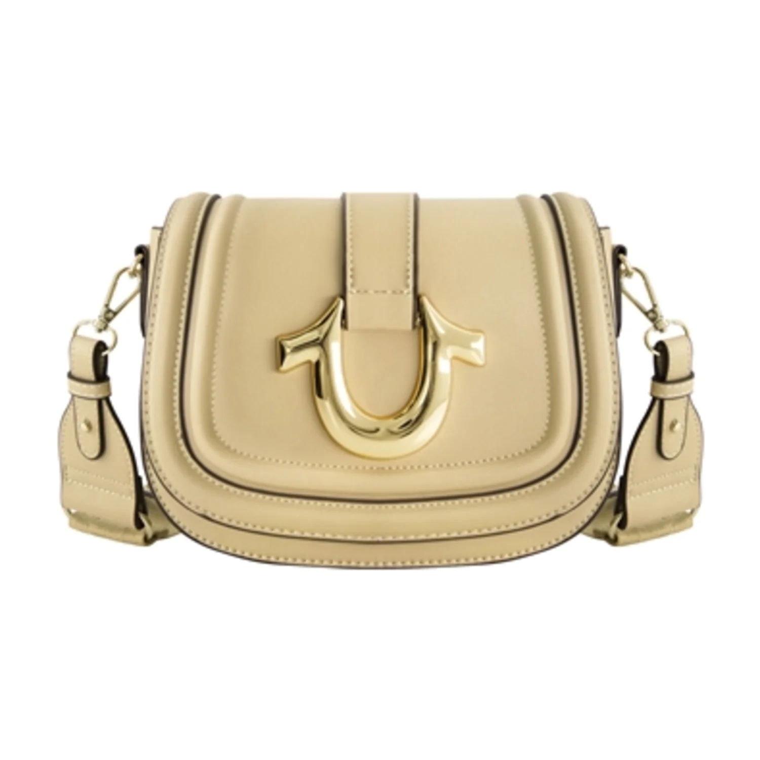 TRUE RELIGION SADDLE BAG GOLD HARDWARE