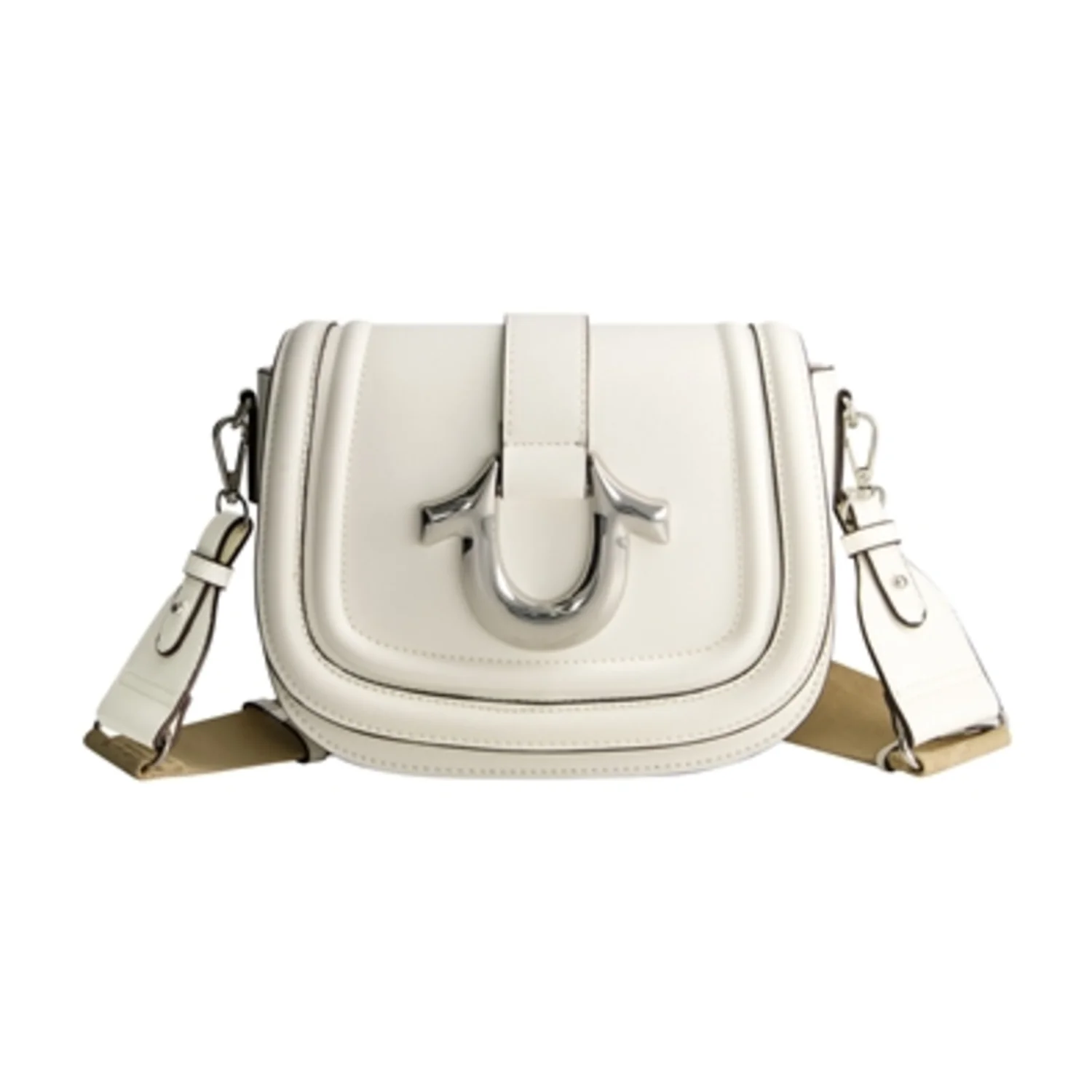 SADDLE BAG WITH GOLD HARDWARE