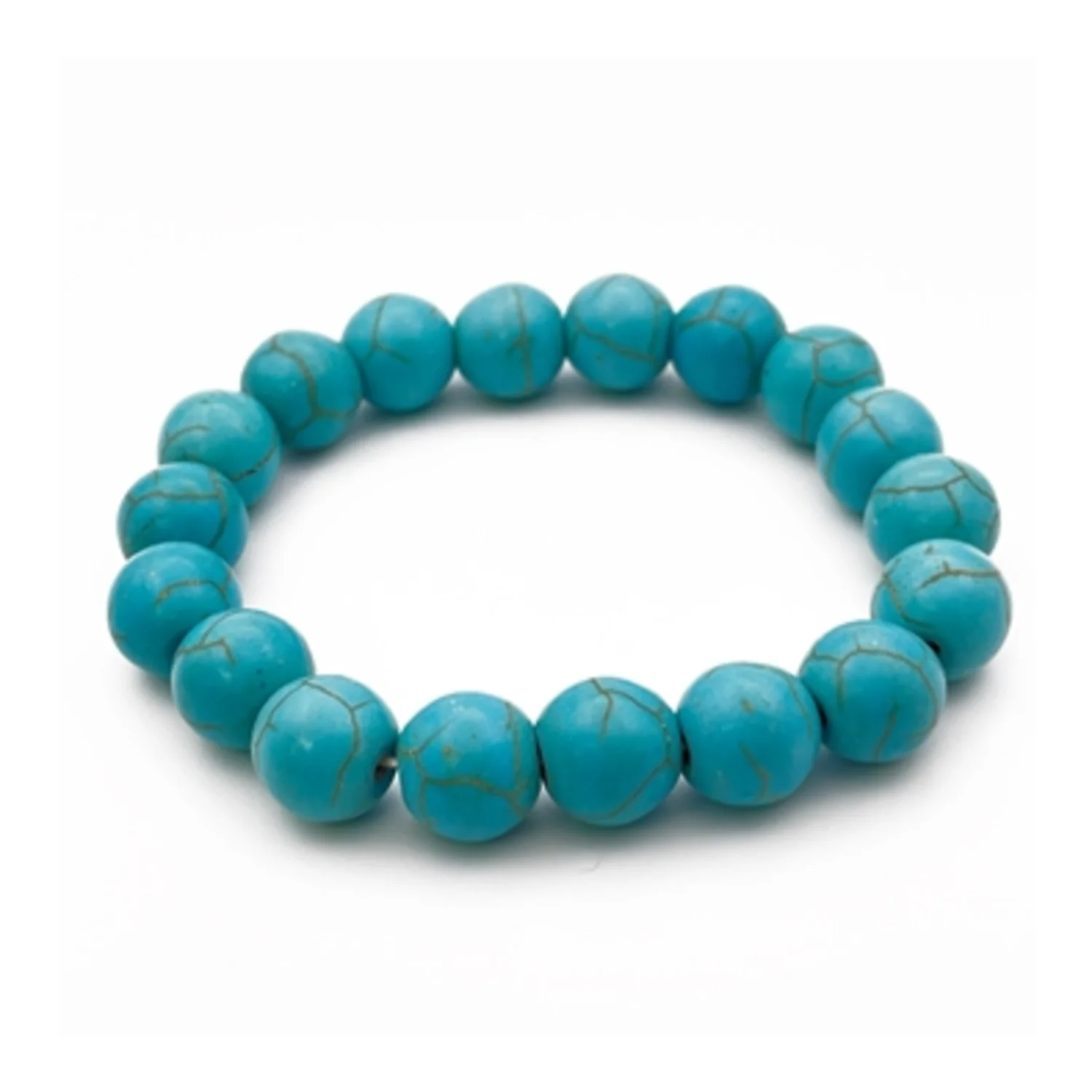 TURQUOISE BALL STRETCH BRACELET, STRETCH