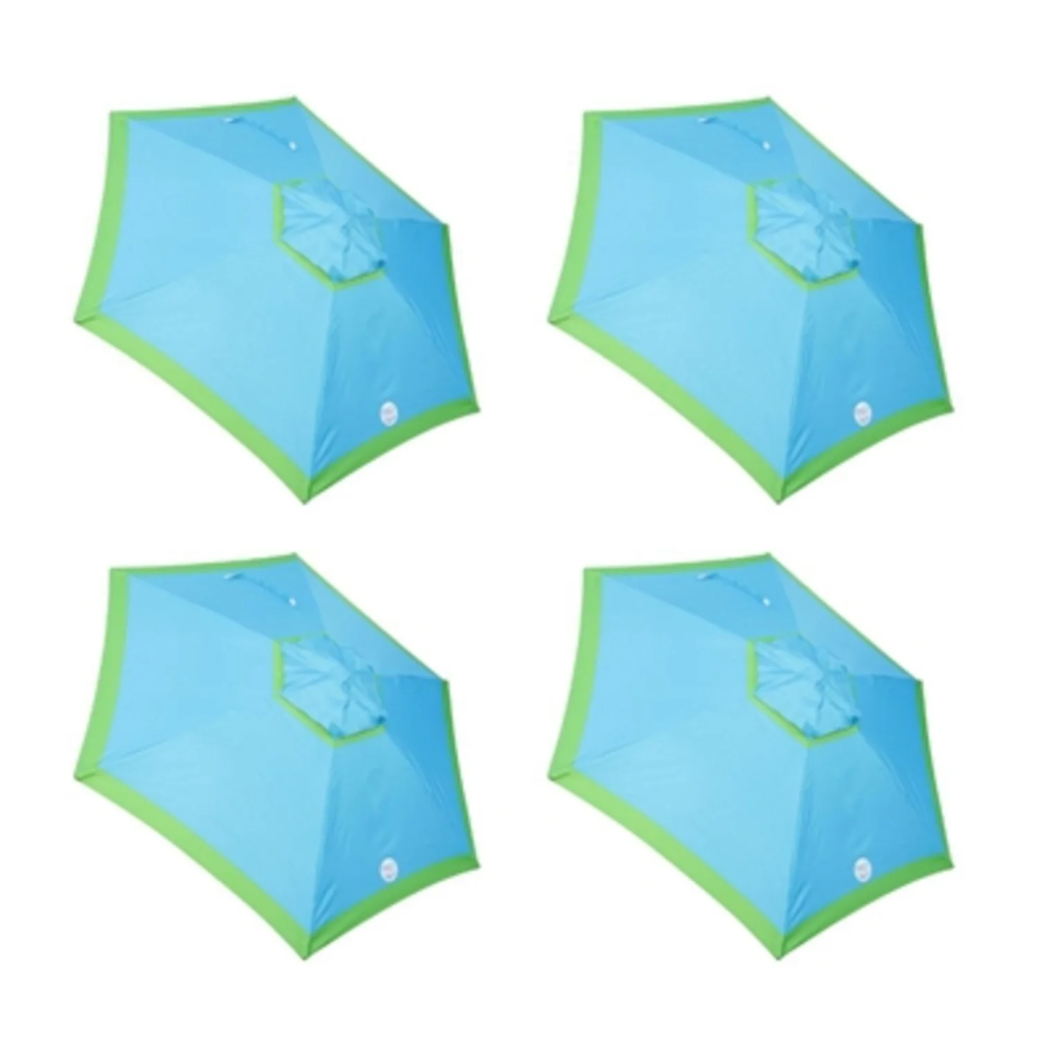 4 PACK 7FT MARKET UMBRELLA SET, 4 PIECES