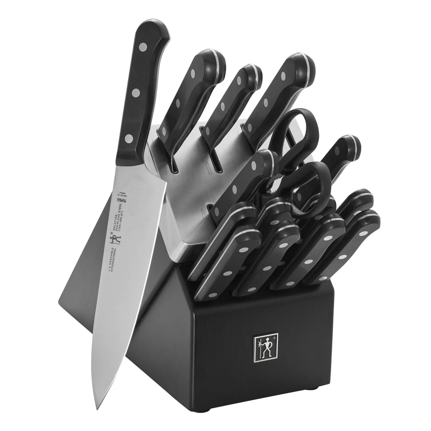HENCKELS SOLUTION 16PC SELF-SHARPENING KNIFE BLOCK SET - Image 2