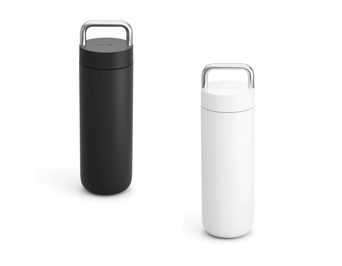 FELLOW 20OZ SET OF 2 CARTER CARRY TUMBLER - MATTE BLACK &MATTE WHITE