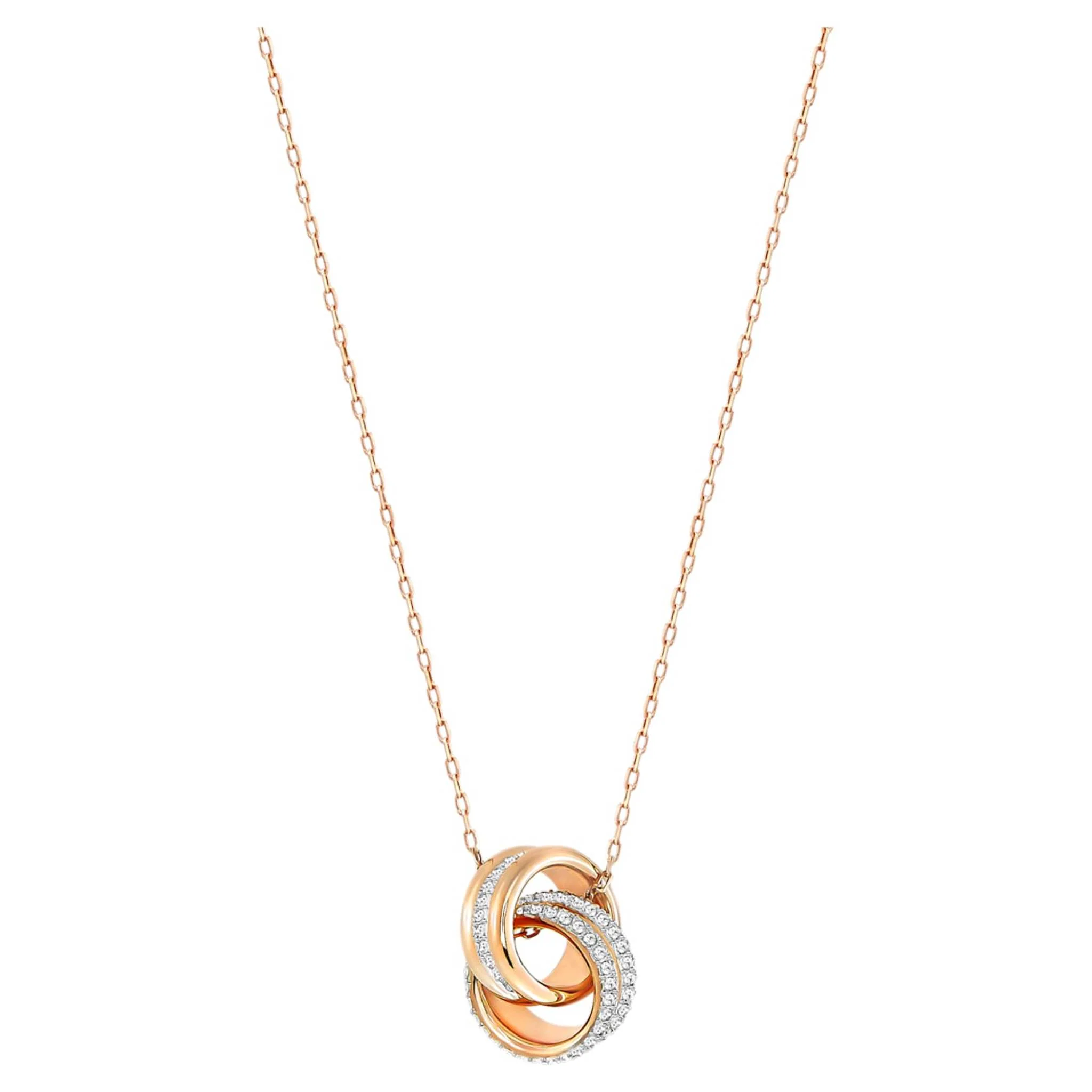 SWAROVSKI FURTHER PENDANT, SMALL - ROSE GOLD - Image 2