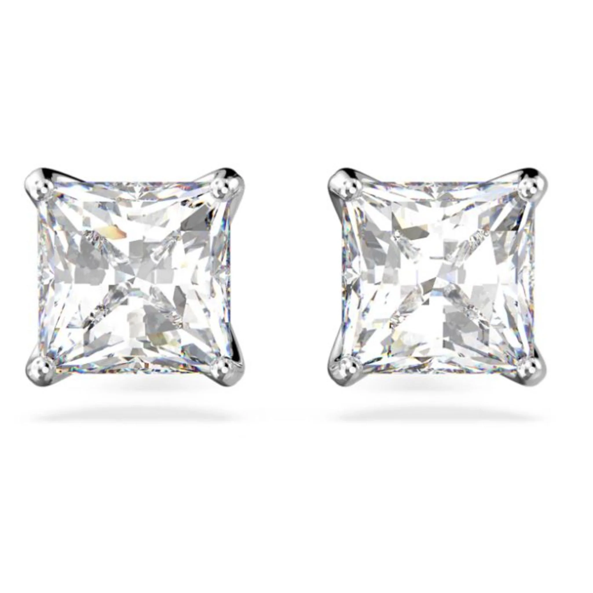 SWAROVSKI ATTRACT PIERCED STUD EARRINGS - WHITE - Image 2
