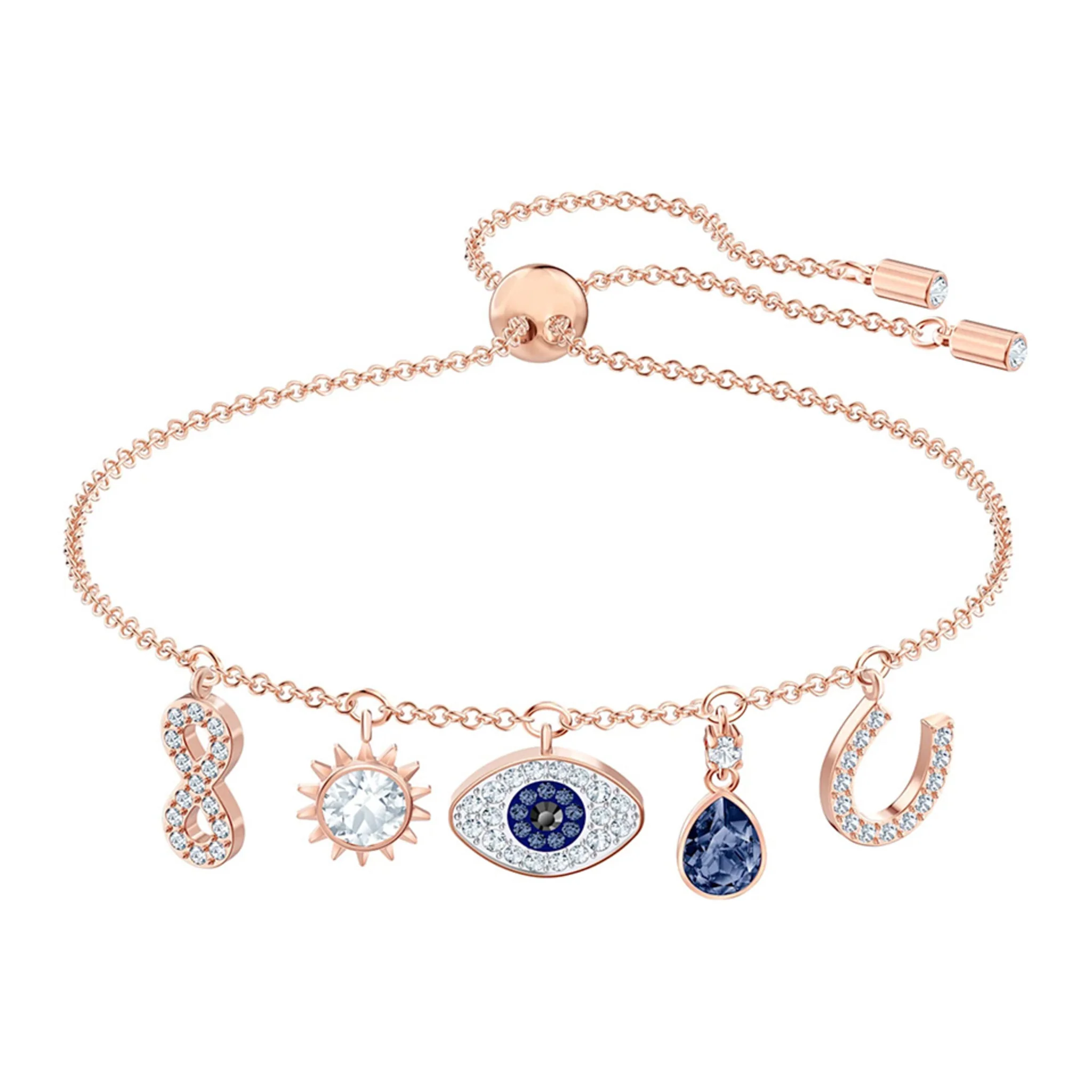 SWAROVSKI SYMBOLIC BRACELET - MULTI COLOR, ROSE GOLD - Image 2