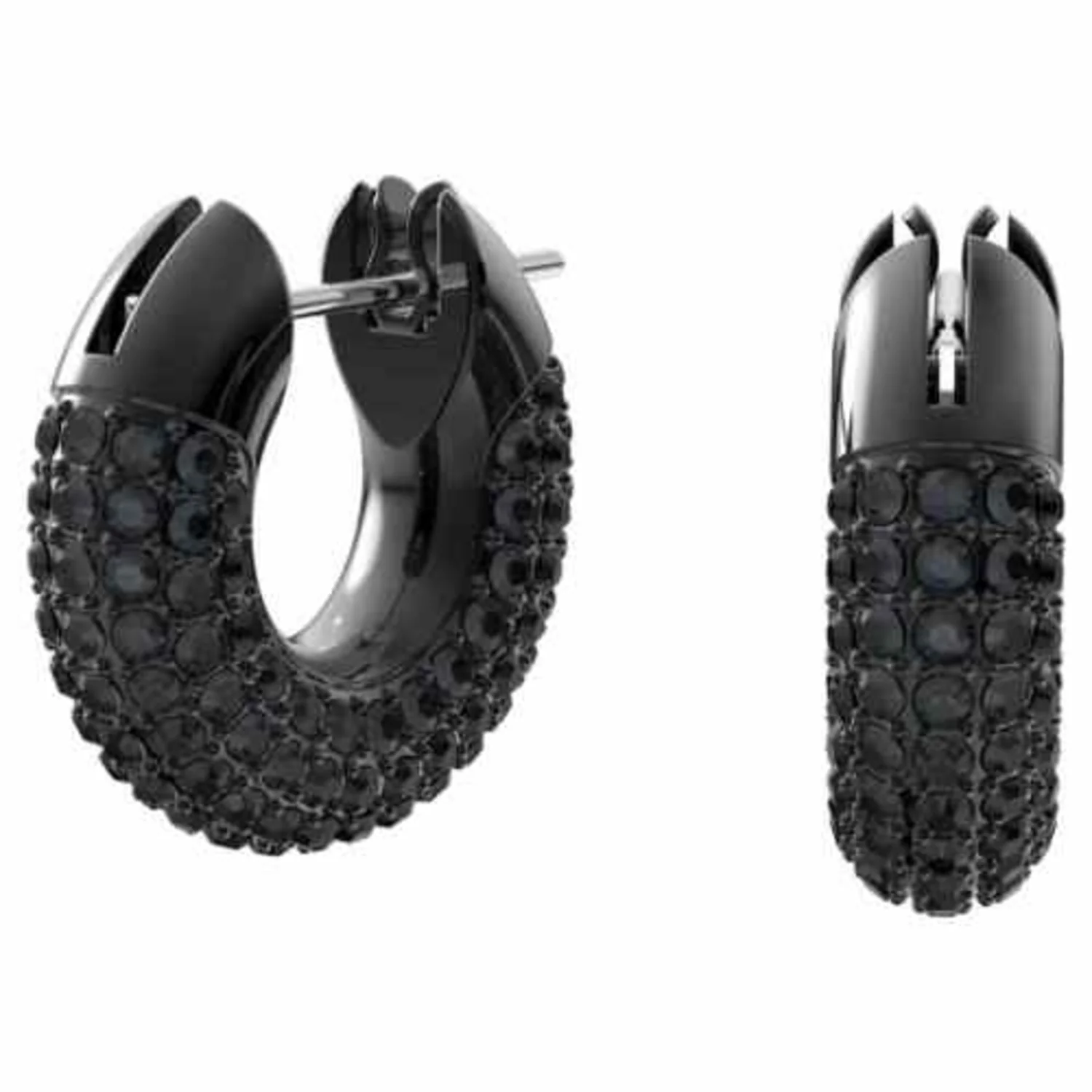 SWAROVSKI DEXTERA HOOP PIERCED EARRINGS - Image 2