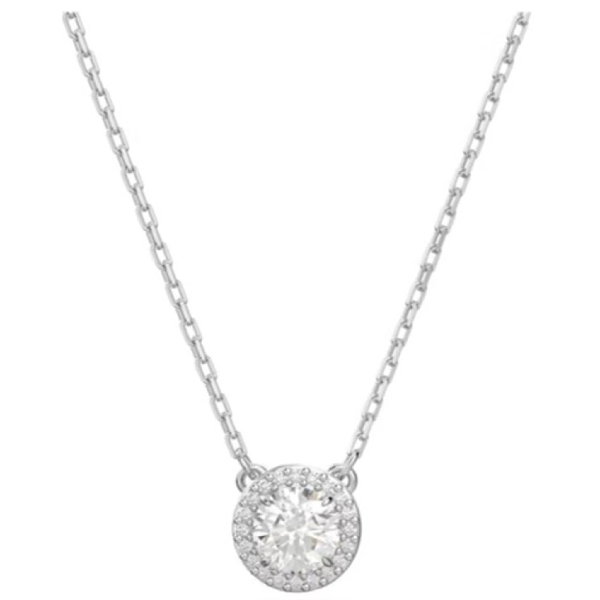 SWAROVSKI CONSTELLA PENDANT ROUND CUT - WHITE, RHODIUM PLATED - Image 2