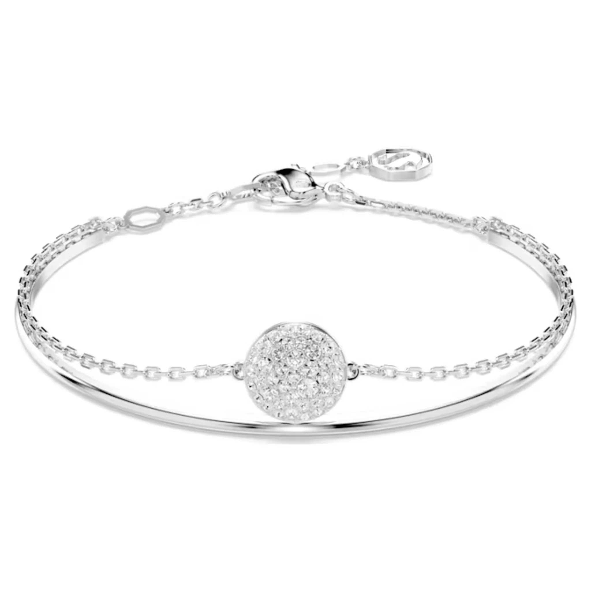 SWAROVSKI METEORA BANGLE WHITE, RHODIUM PLATED - Image 2