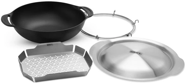 WEBER CRAFTED WOK AND STEAMER