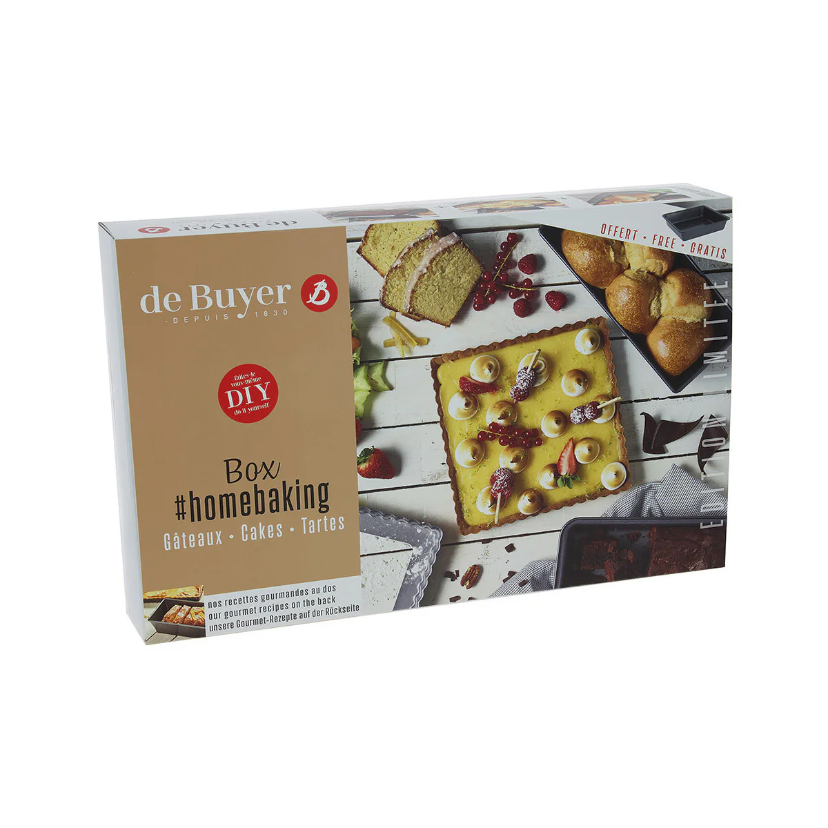 DEBUYER HOME BAKING BOX - 3PC SET