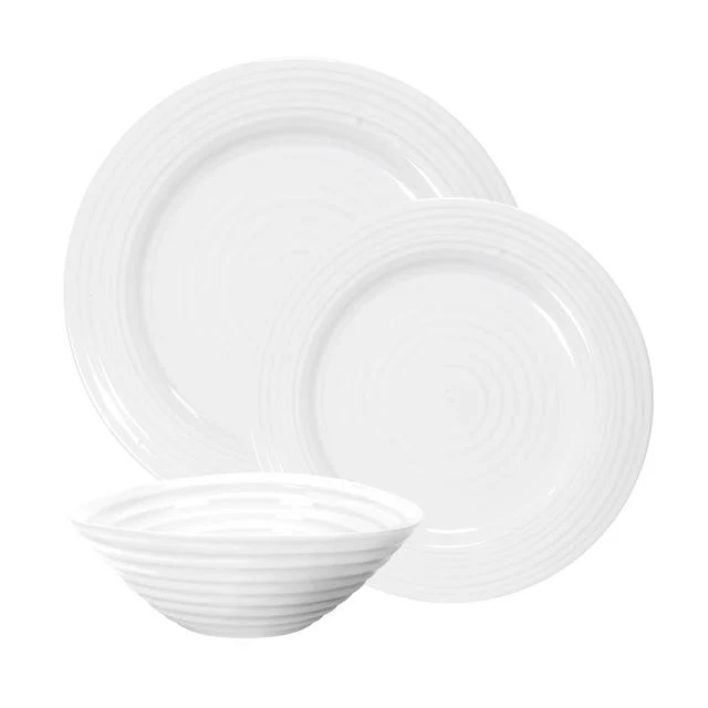 PORTMEIRION SOPHIE CONRAN 12PC WHITE DINNERWARE SET - WHITE