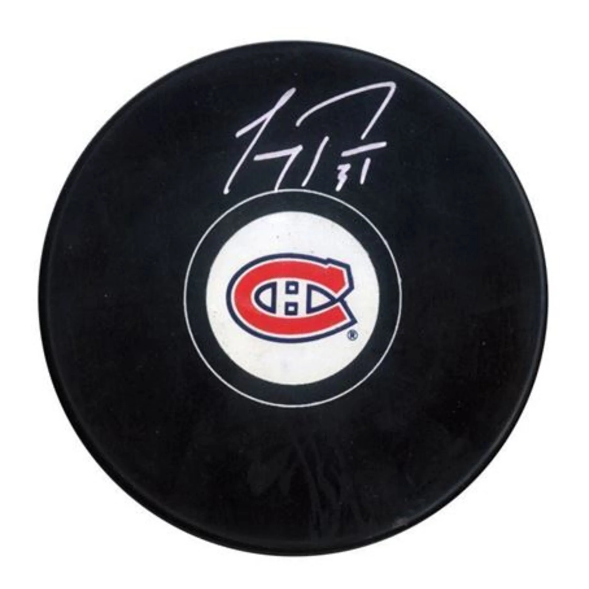 FRAMEWORTH CAREY PRICE SIGNED MONTREAL CANADIENS PUCK - Image 2