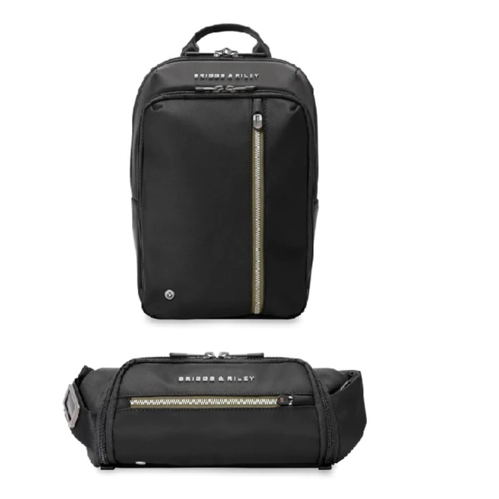 BRIGGS & RILEY HTA RECYCLED CROSSBODY & SLING BUNDLE - BLACK - Image 2