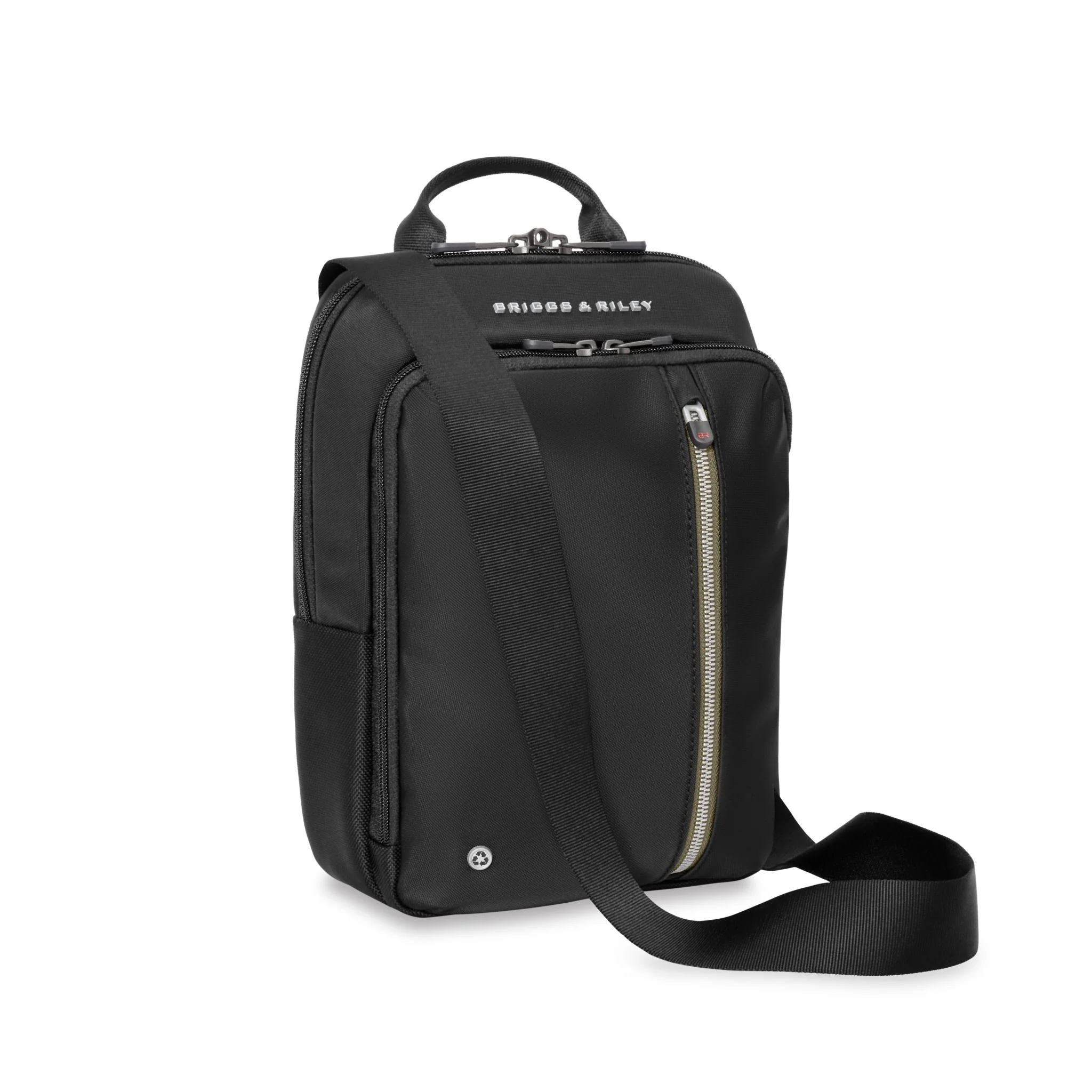 BRIGGS & RILEY HTA RECYCLED CROSSBODY BAG - BLACK - Image 2
