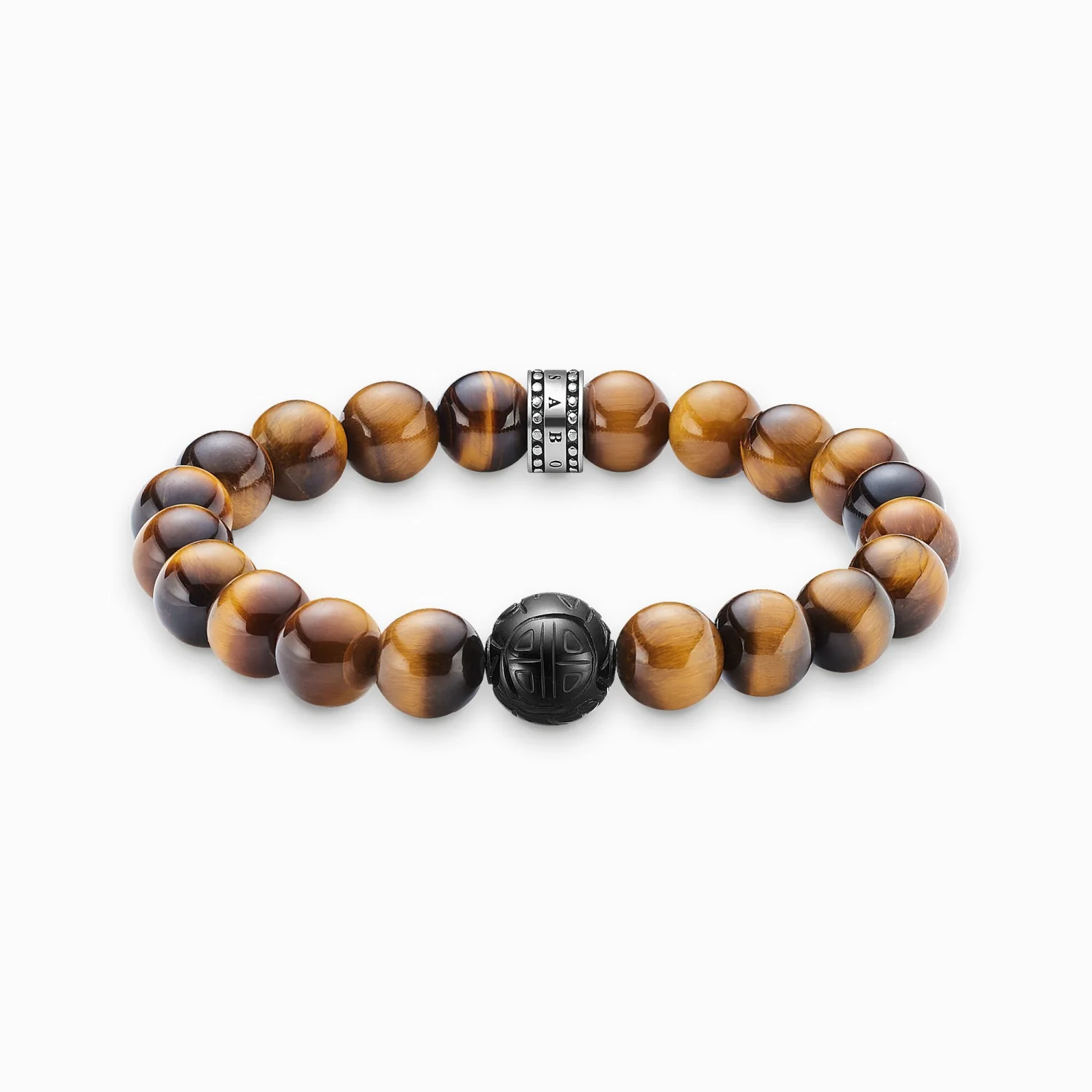 THOMAS SABO REBEL @ HEART SS TIGER’S EYE BRACELET - Image 2