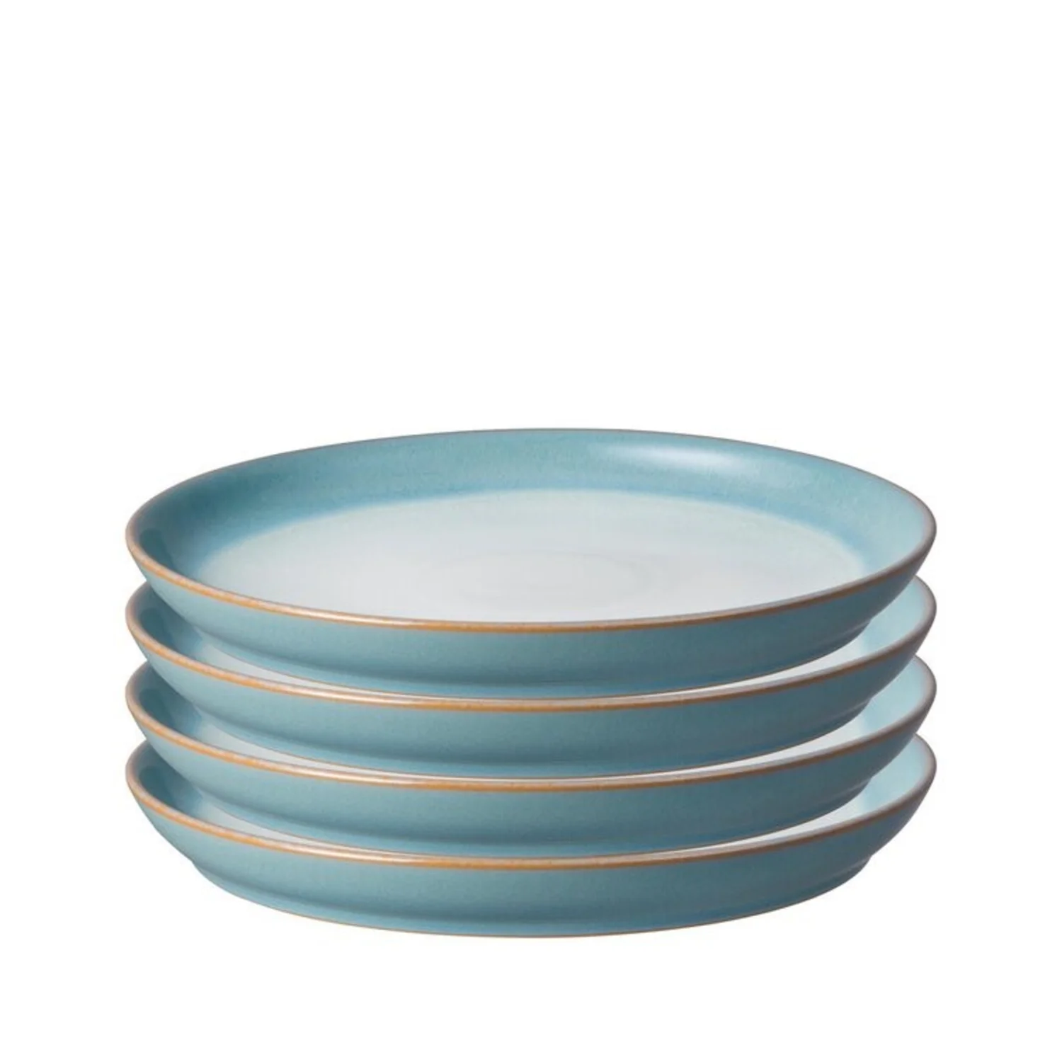 DENBY AZURE HAZE COUPE SET OF 4 DINNER PLATES - Image 2