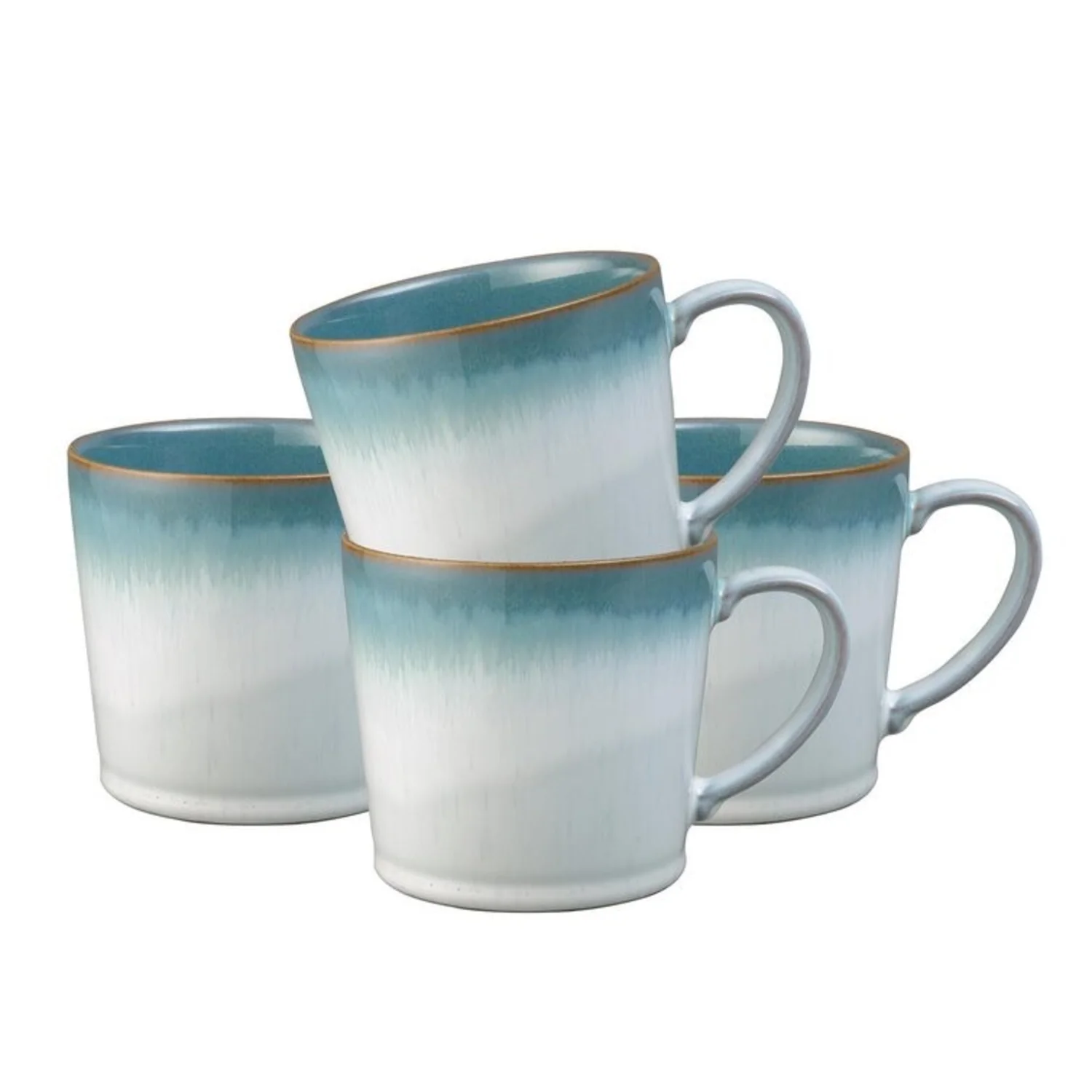 DENBY AZURE HAZE COUPE SET OF 4 MUGS - Image 2