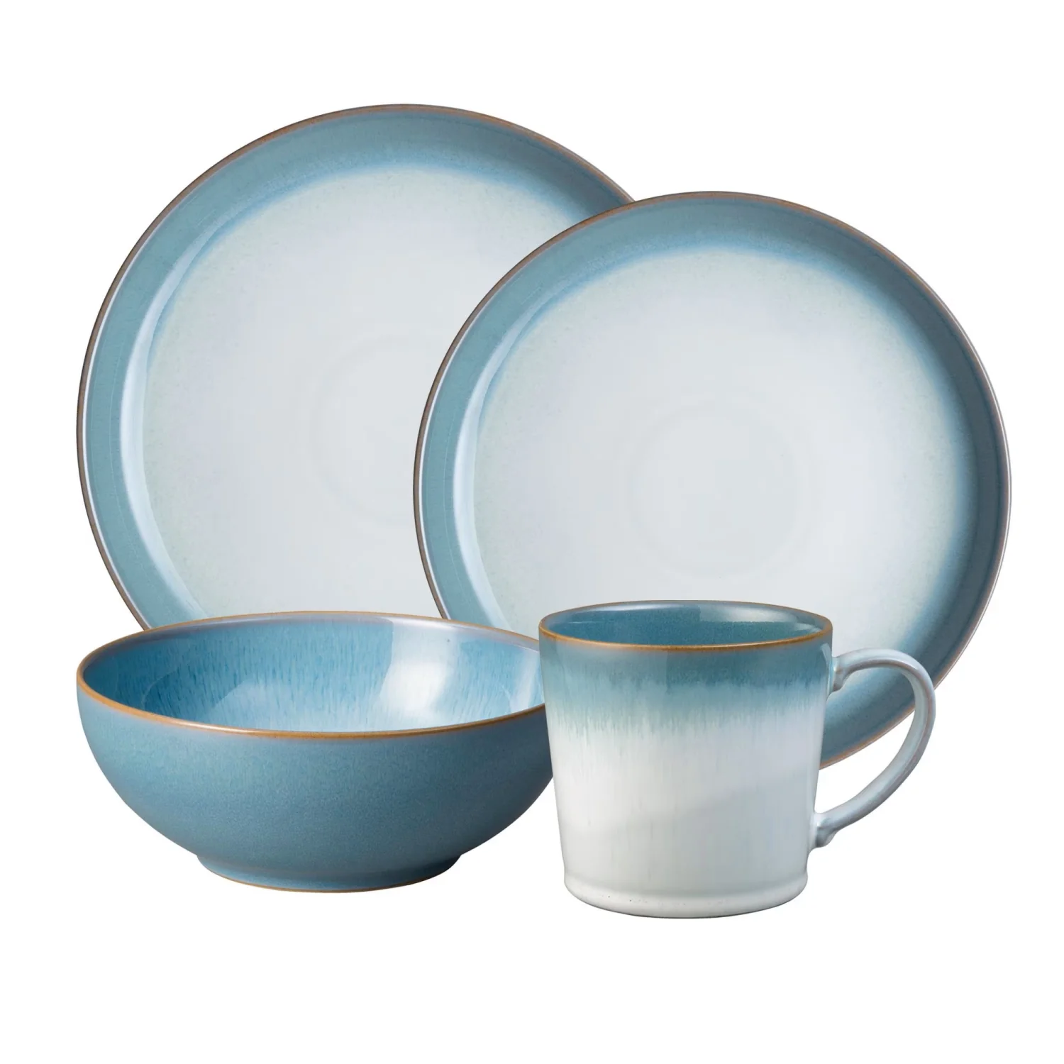 DENBY AZURE HAZE COUPE 16PC DINNERWARE SET - Image 2