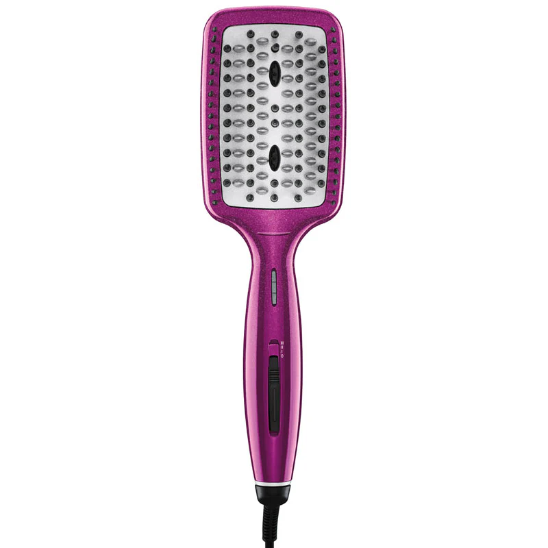 CONAIR IONIC HOT STRAIGHTENING BRUSH - FUSCHIA