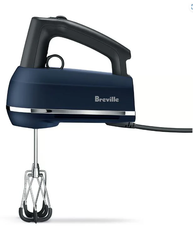 BREVILLE THE HANDY MIX SCRAPER HAND MIXER - DAMSON BLUE