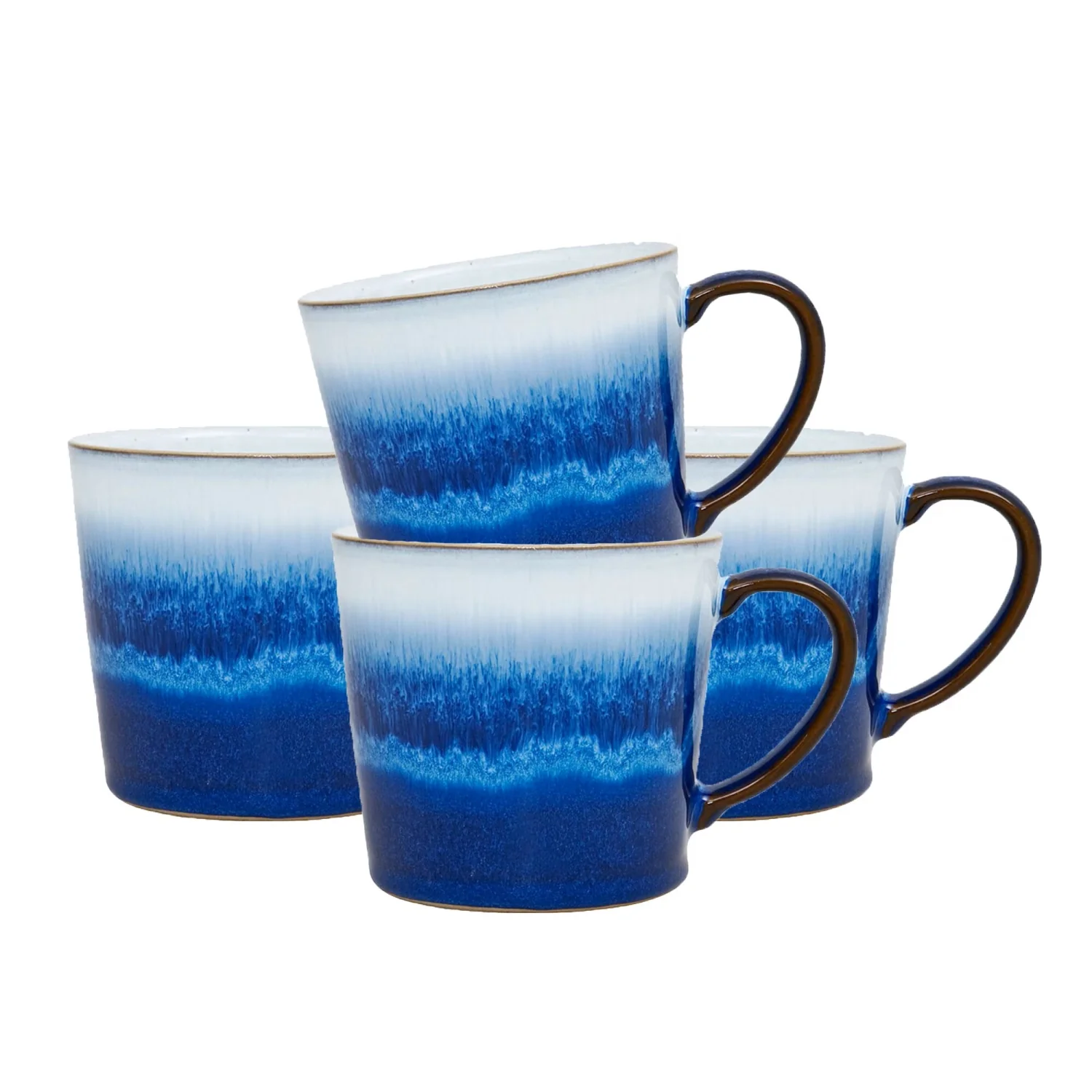 DENBY BLUE HAZE COUPE SET OF 4 MUGS - Image 2