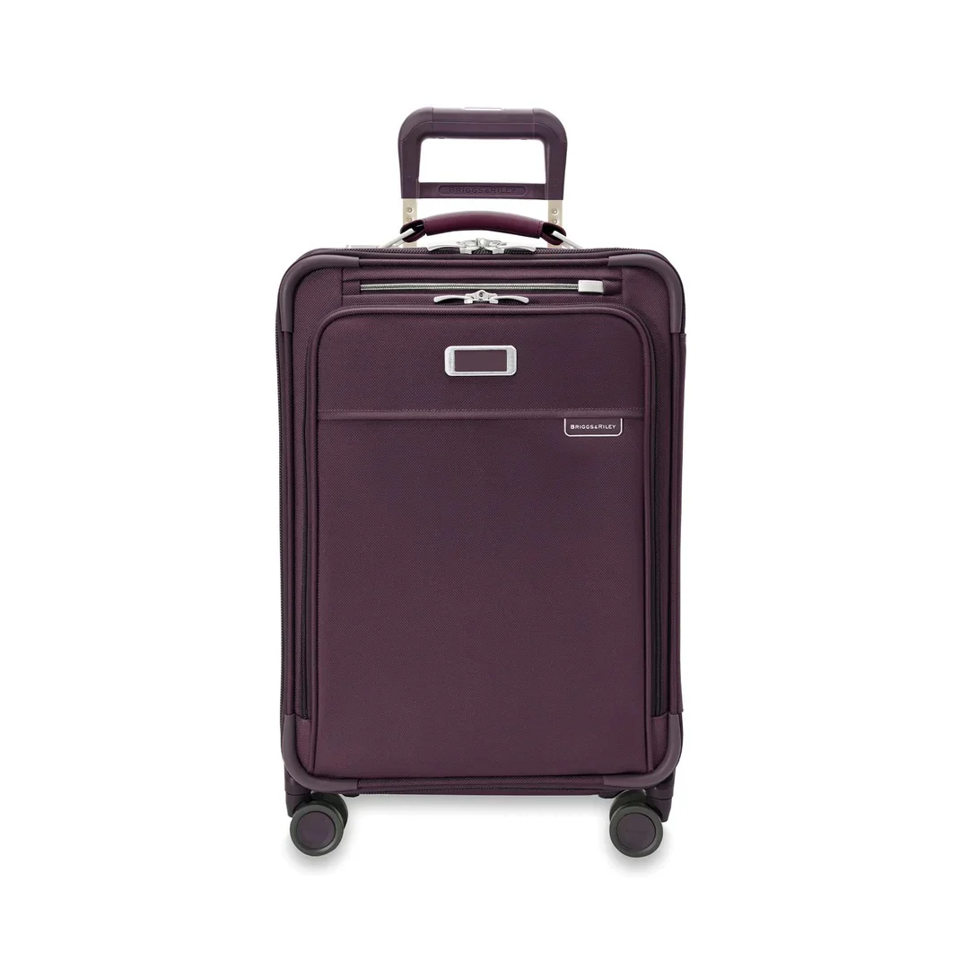BRIGGS & RILEY BASELINE ESSENTIAL CARRY-ON SPINNER - PLUM