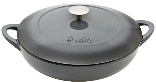 DENBY HALO CAST IRON 3.8L SHALLOW CASSEROLE