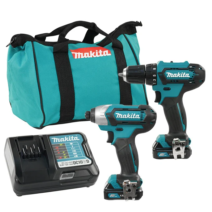 MAKITA 2 PIECE CORDLESS COMBO KIT 12V