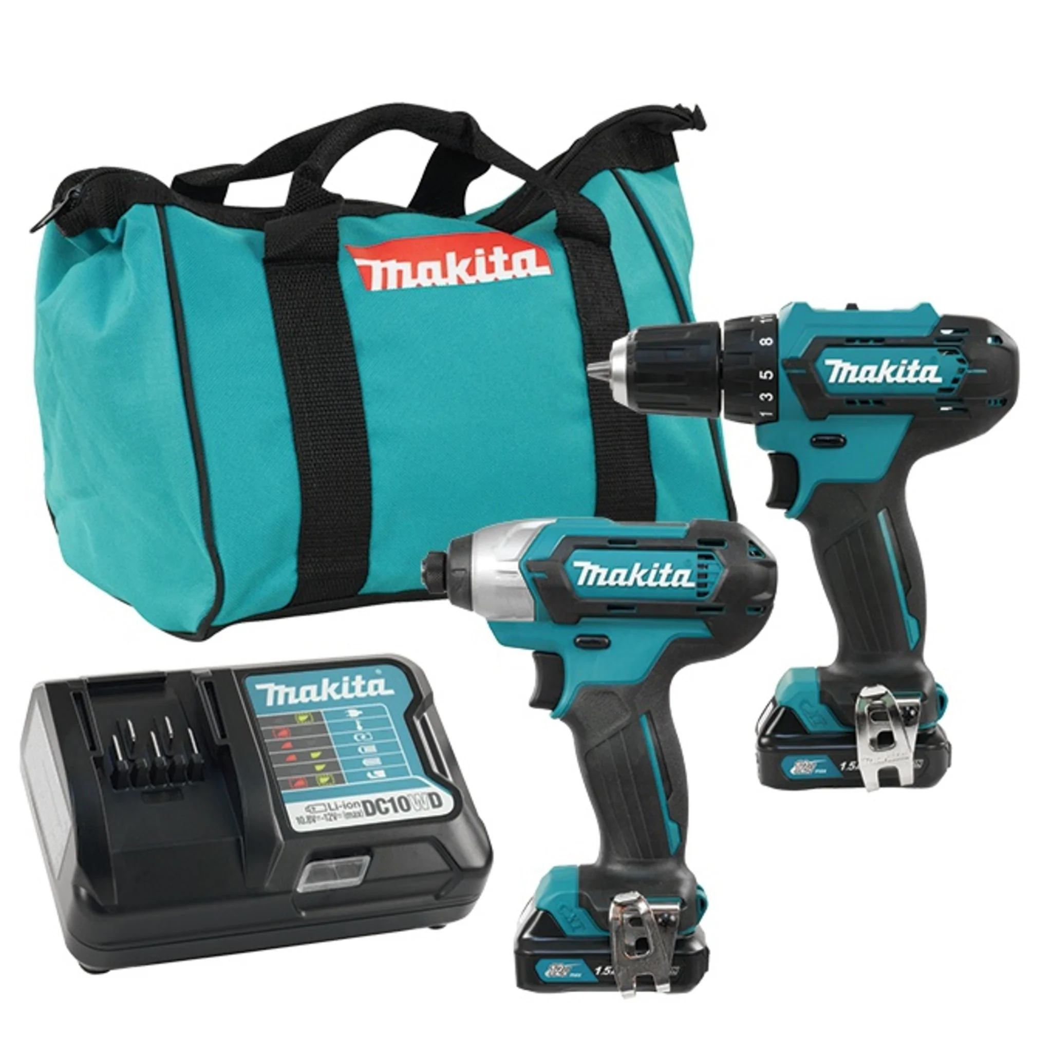 MAKITA 2 PIECE CORDLESS COMBO KIT 12V - Image 2