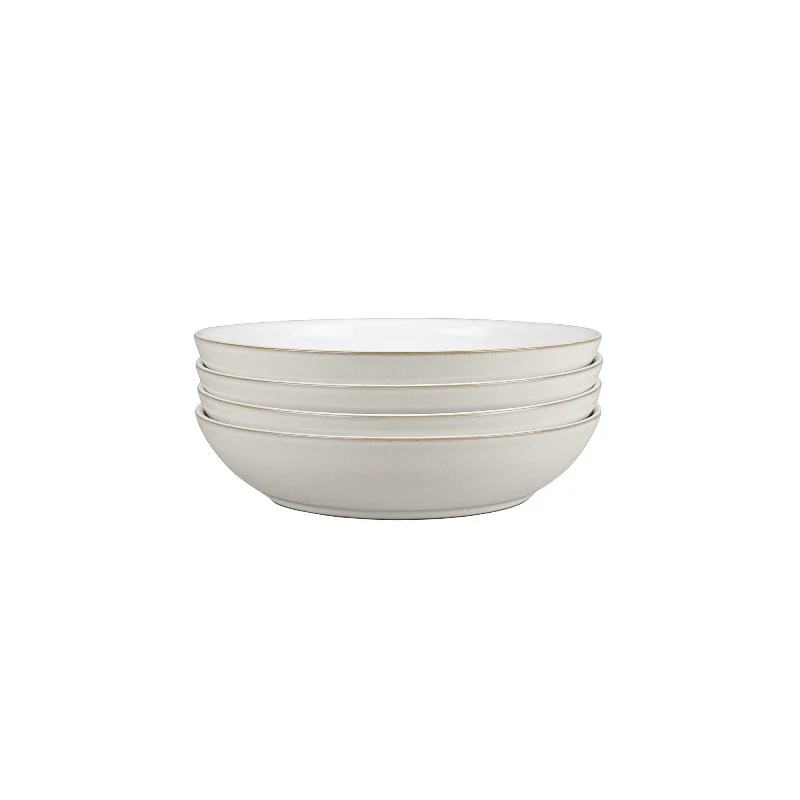 DENBY NATURAL CANVAS PASTA BOWLS - SET OF 4