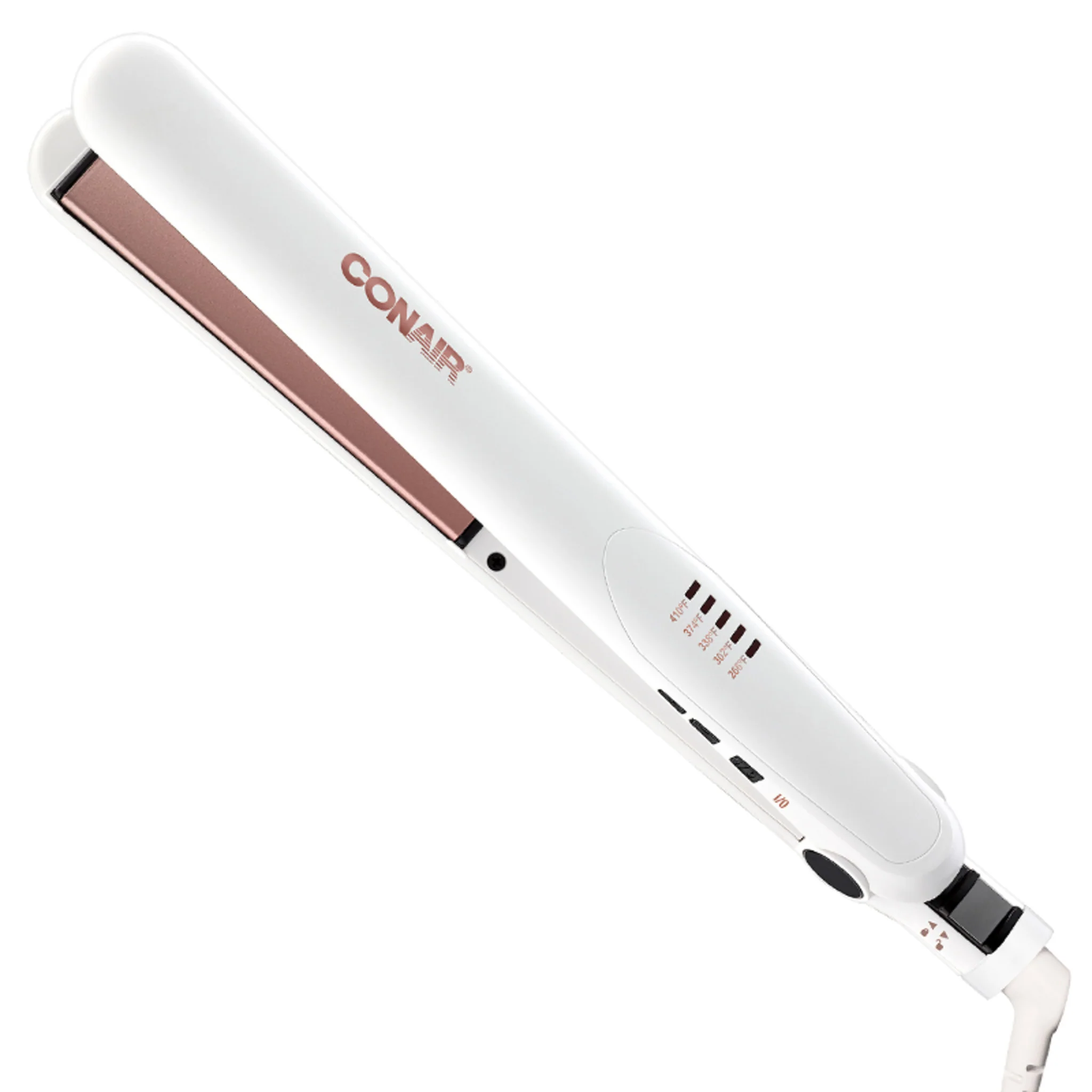 CONAIR DOUBLE CERAMIC 1" CERAMIC STRAIGHTENER - WHITE - Image 2