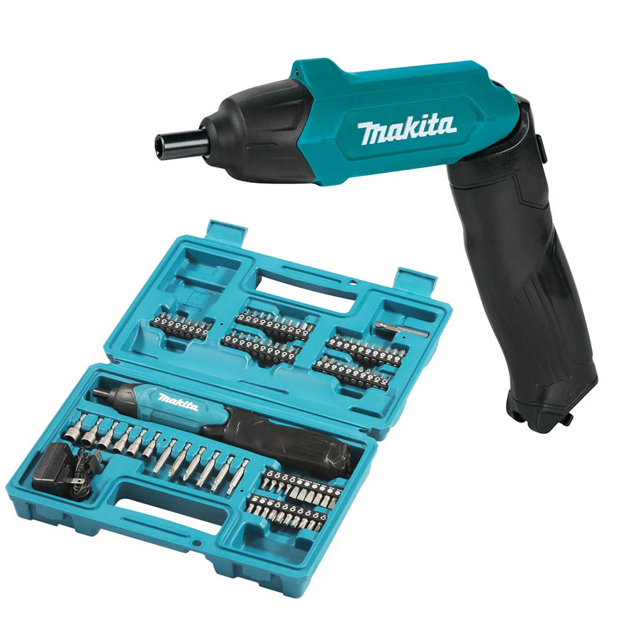 MAKITA CORDLESS SCREWDRIVER AND 81 PIECE ACCESSORY KIT