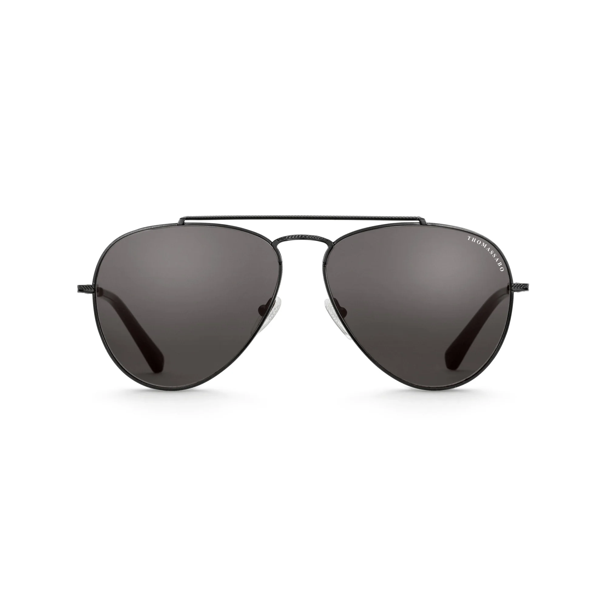 THOMAS SABO JOHNNY PANTO ETHNIC UNISEX SUNGLASSES - BLACK