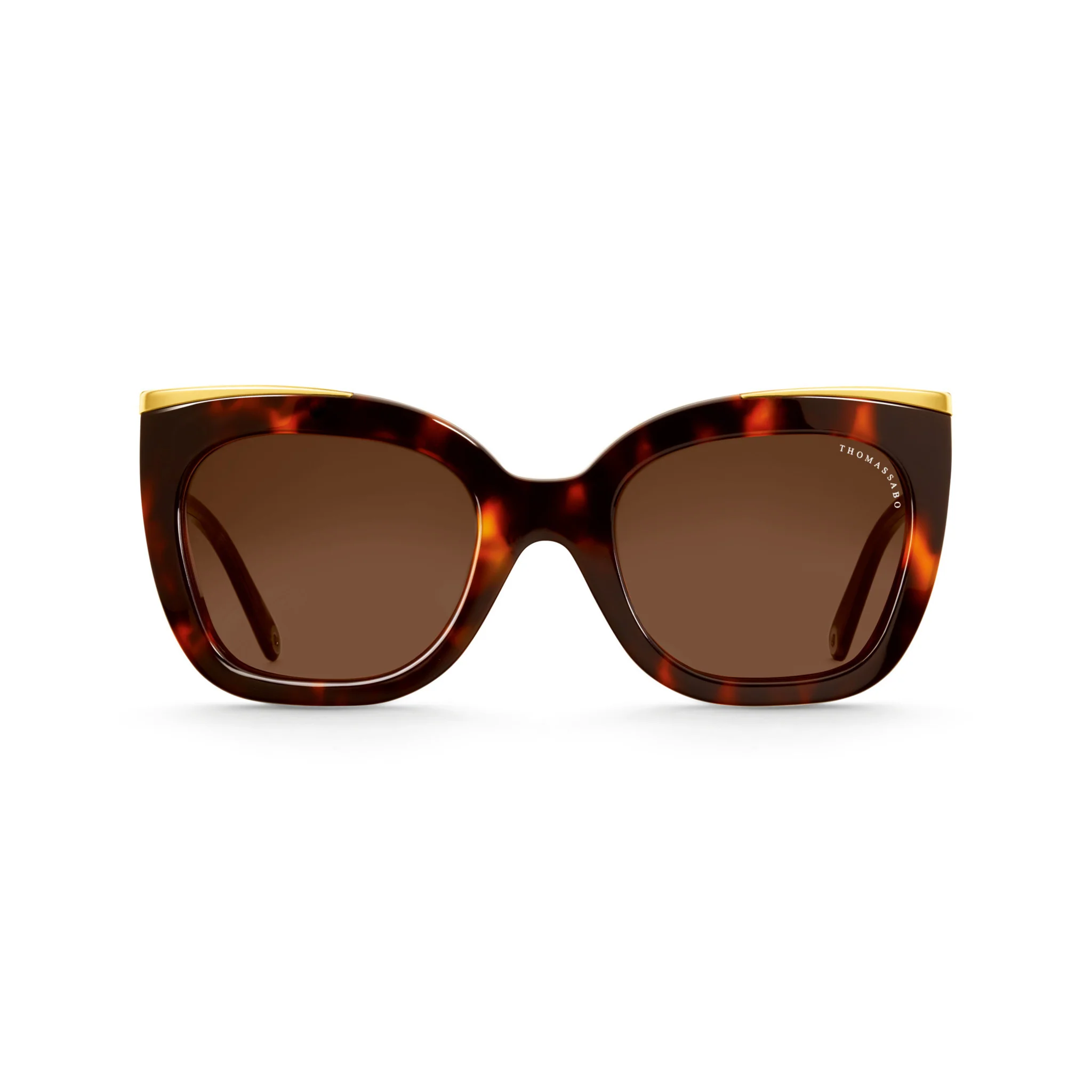 THOMAS SABO AUDREY CAT-EYE WOMEN SUNGLASSES - HAVANA BROWN - Image 2