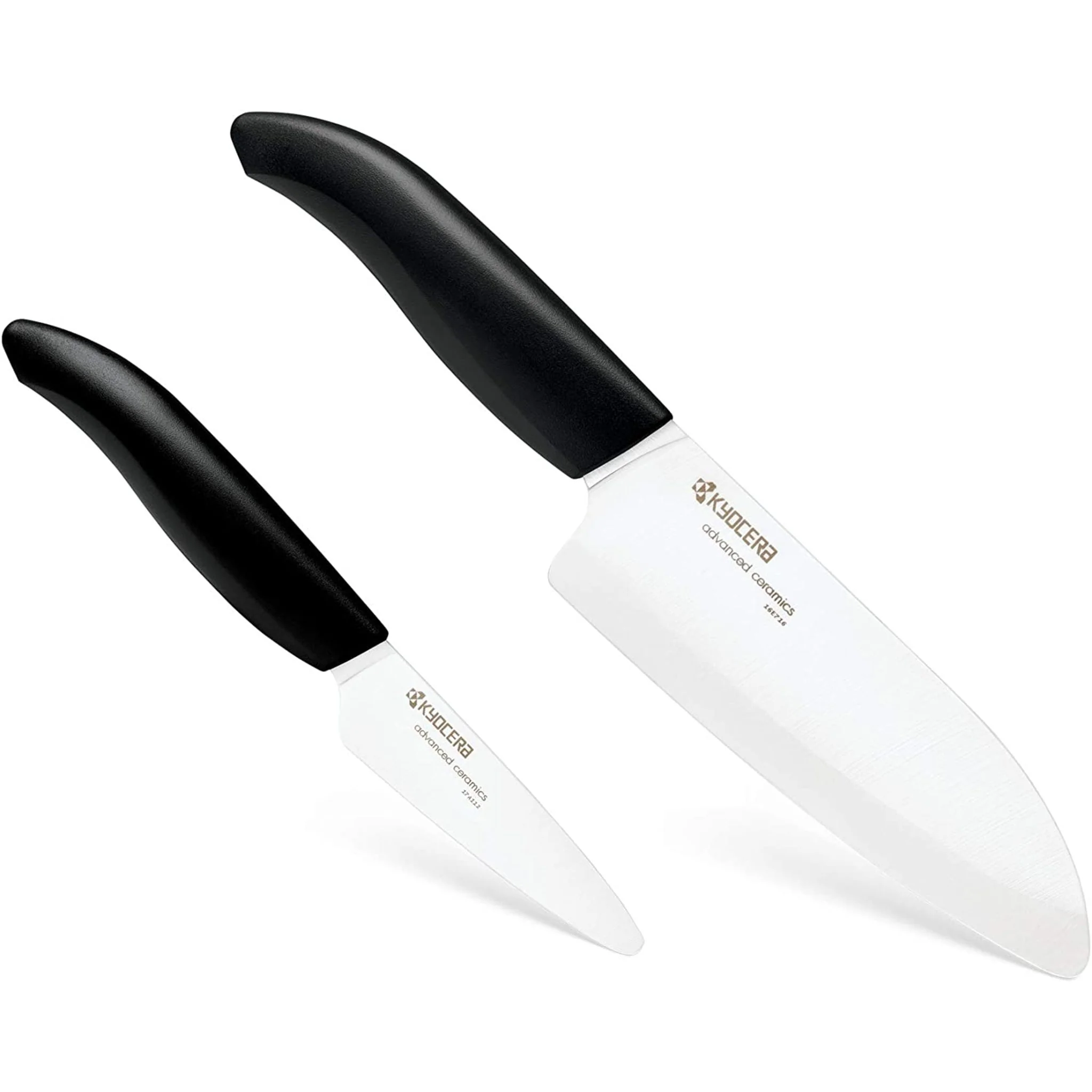 KYOCERA REVLOUTION KNIFE SET SERIES 5.5" & 3" WHITE BLADE BLACK HANDLE - GIFT BOX KNIFE SET - Image 2