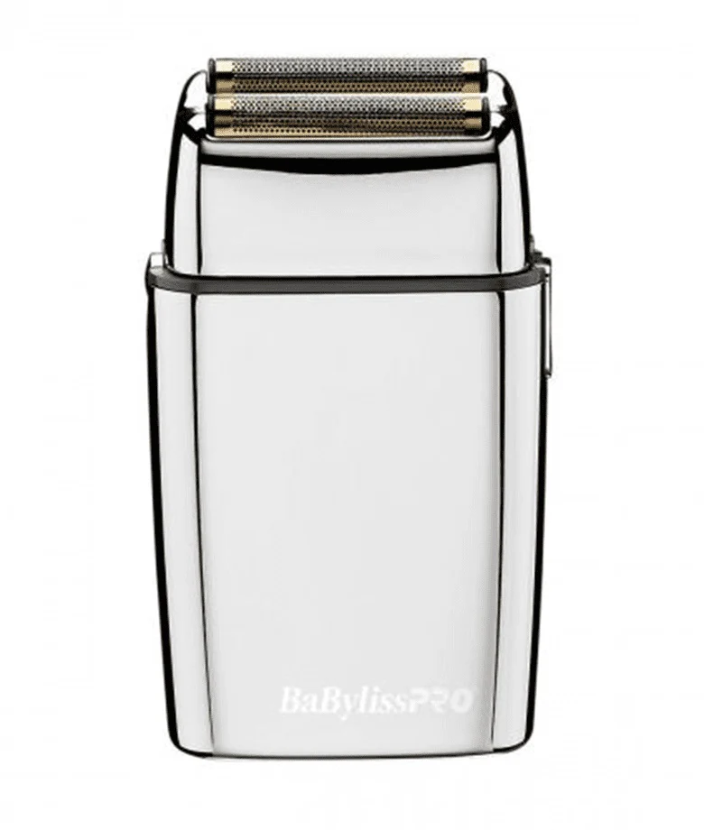 BABYLISSPRO CORD/CORDLESS METAL DOUBLE FOIL SHAVER - SILVER