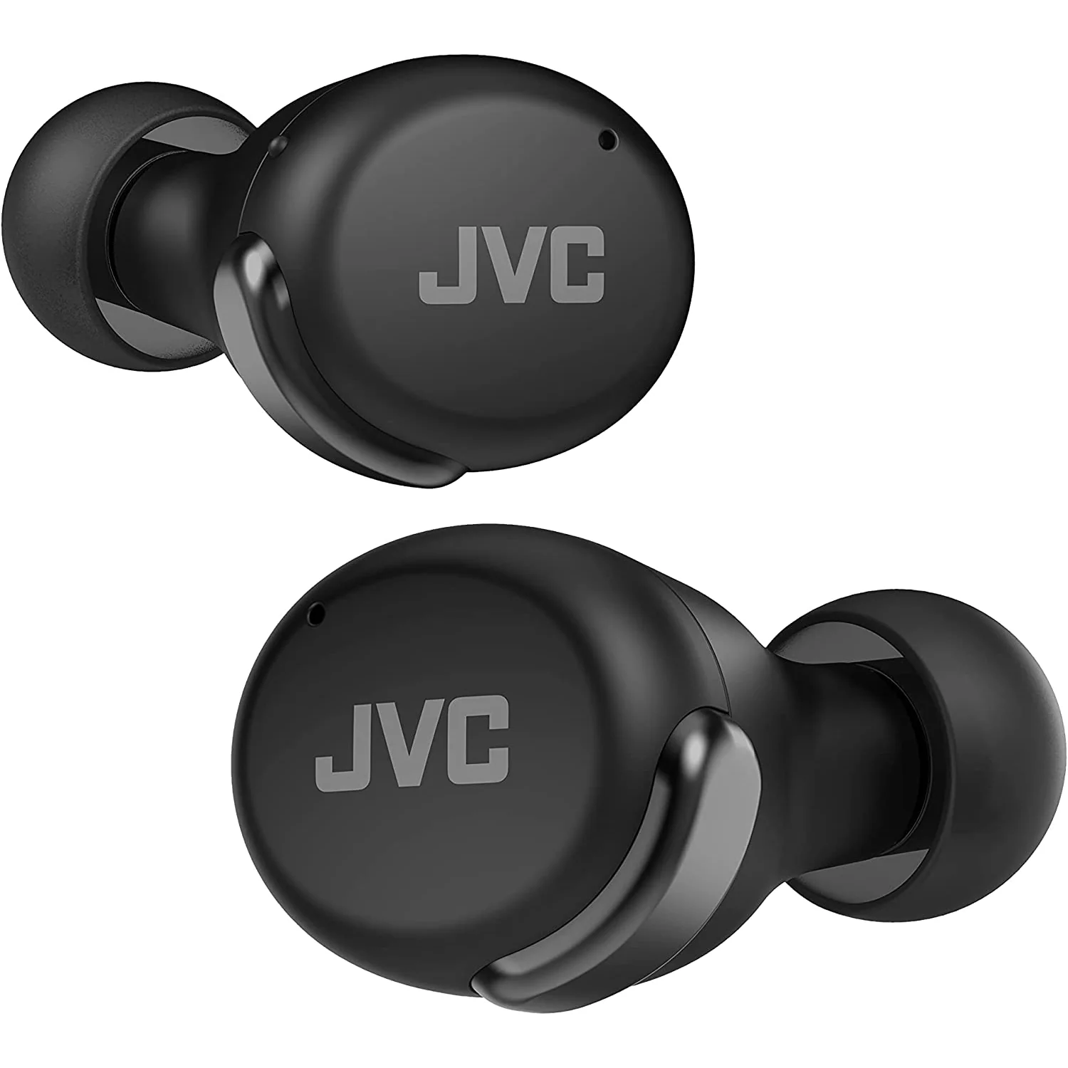 JVC COMPACT TRUE WIRELESS IN-EAR HEADPHONES - BLACK - Image 2