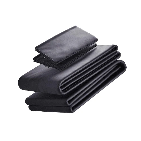 HUSH ICED ICED COOLING SHEET AND PILLOWCASE SET - KING - CHARCOAL