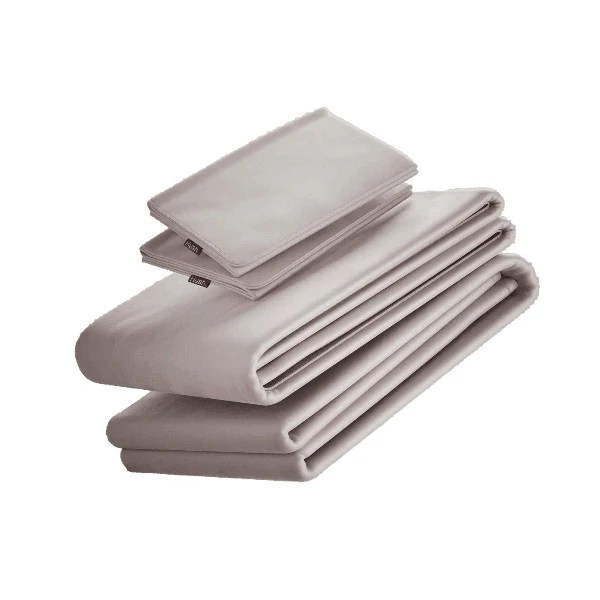 HUSH ICED ICED COOLING SHEET AND PILLOWCASE SET - QUEEN - GREY