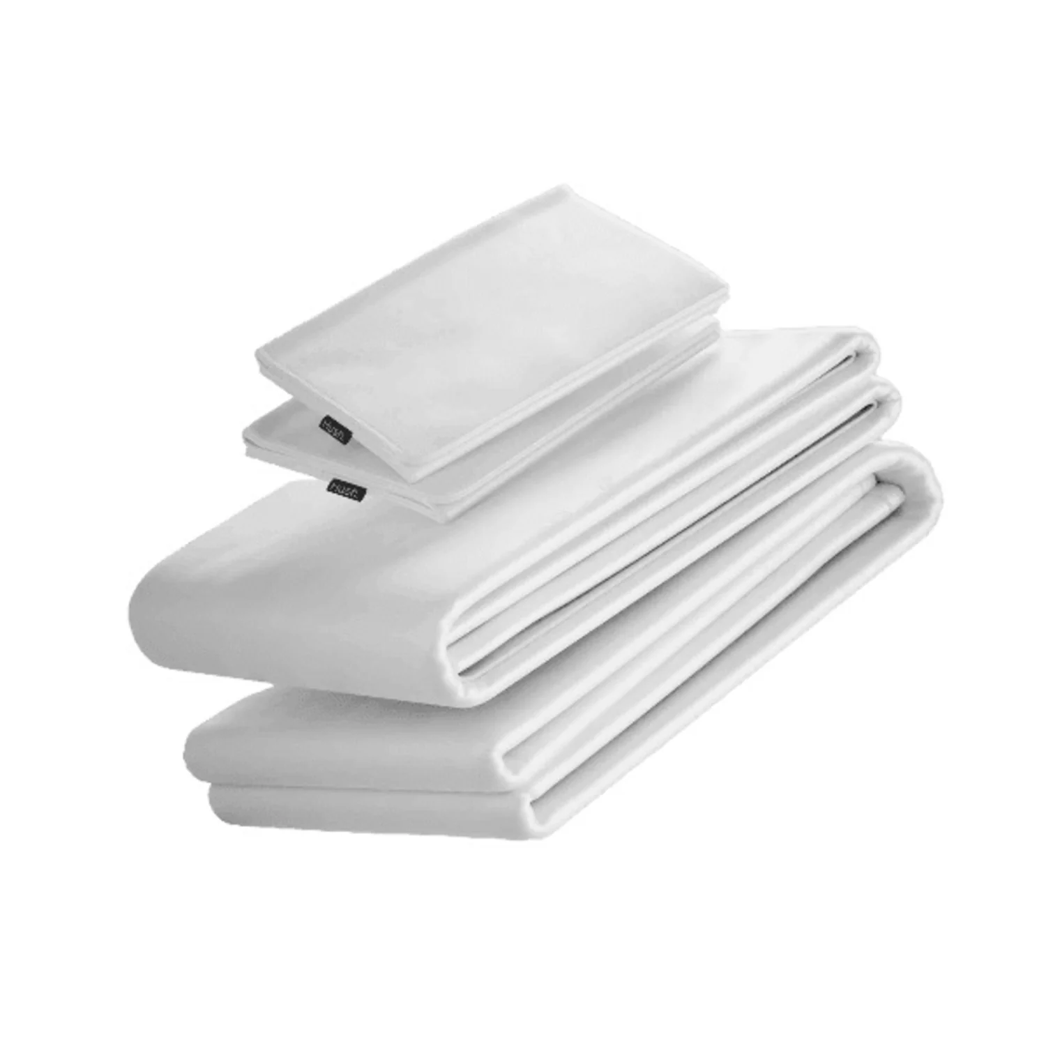 HUSH ICED ICED COOLING SHEET AND PILLOWCASE SET - QUEEN - WHITE - Image 2
