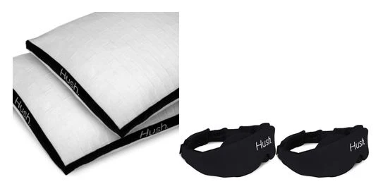 HUSH BLANKETS SET OF 2 MASKS AND 2 PILLOWS