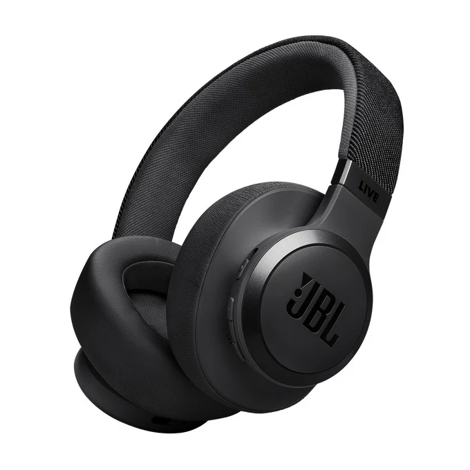 JBL LIVE 770 WIRELESS OVER-EAR TRUE ADAPTIVE NOISE-CANCELING HEADPHONES - BLACK
