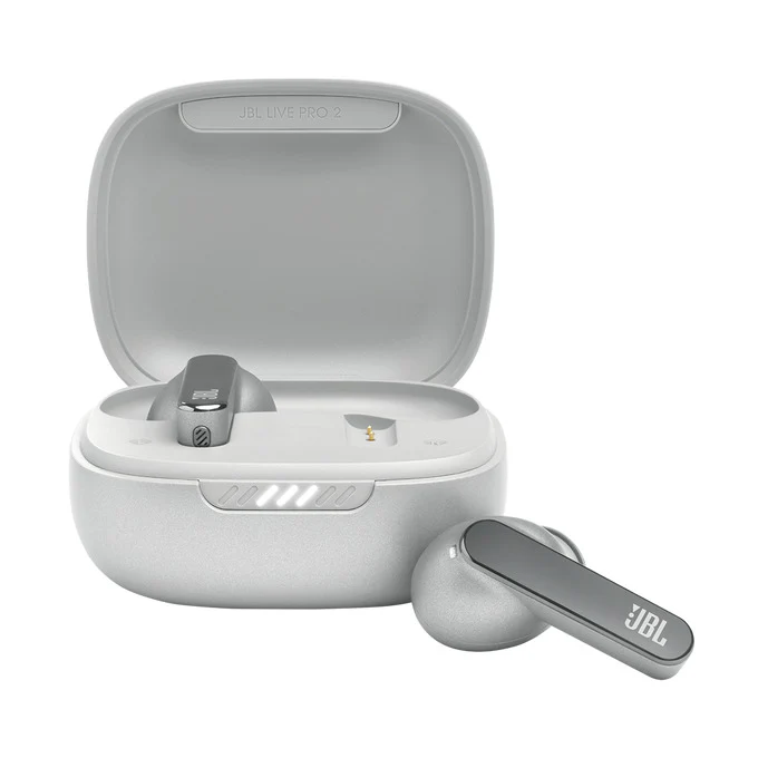 JBL LIVE PRO2 TRUE WIRELESS NOISE CANCELLING EARBUDS - SILVER