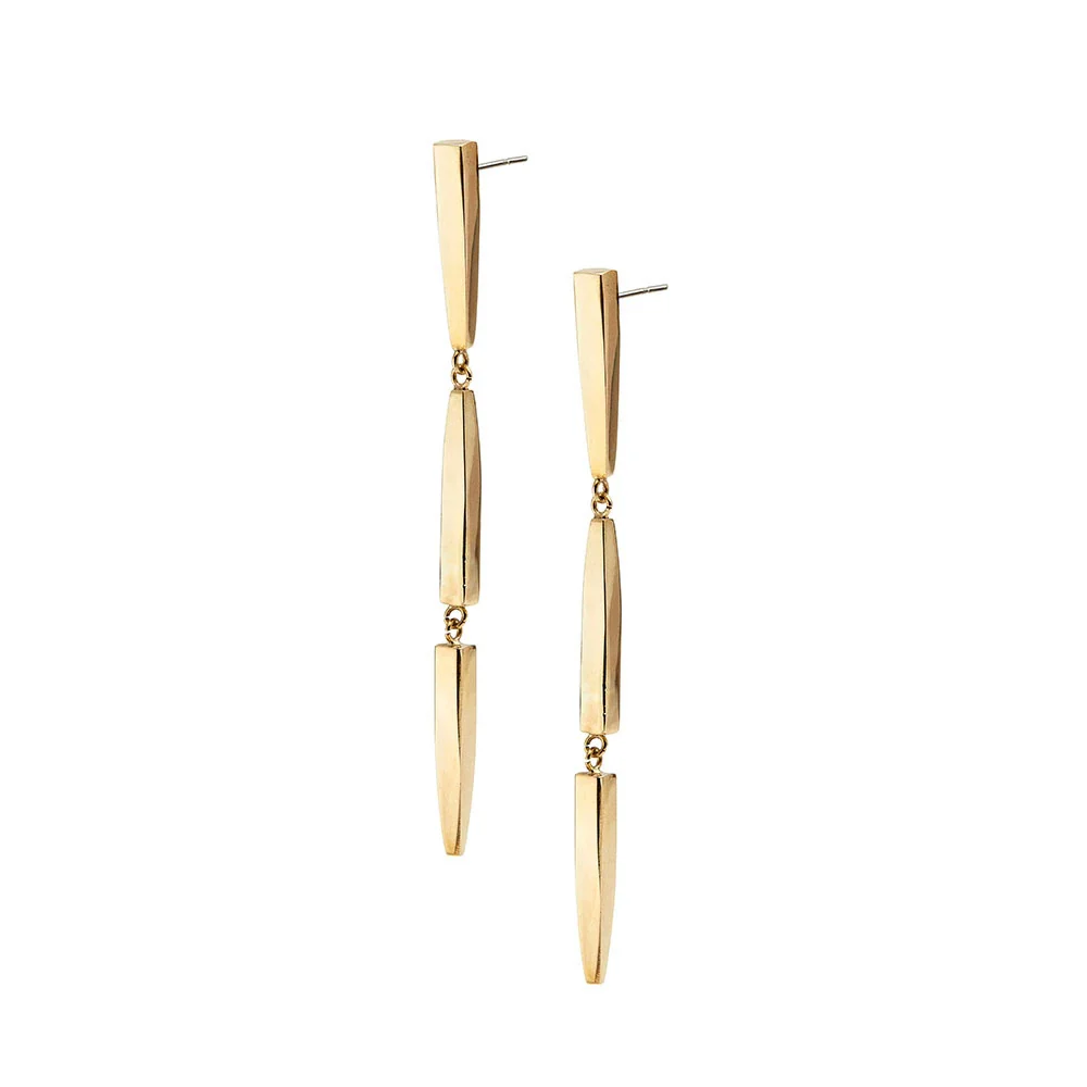 SOKO IMARA TWIST DANGLE EARRINGS - GOLD