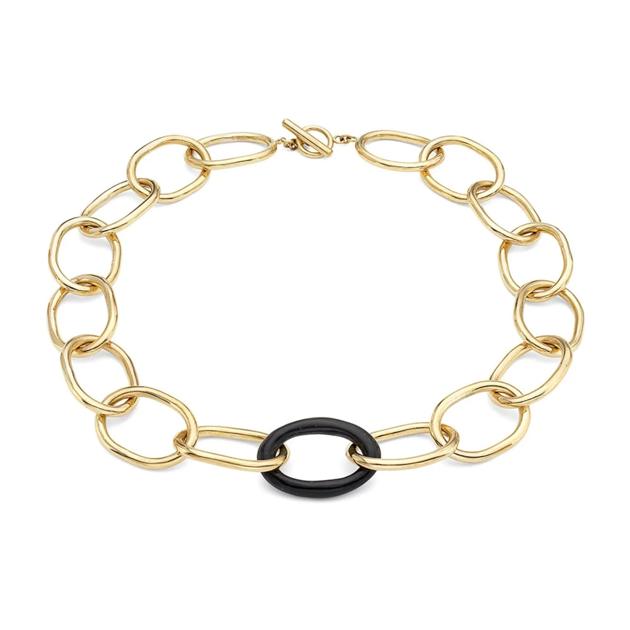 SOKO NENE HORN LINK COLLAR NECKLACE - GOLD - Image 2