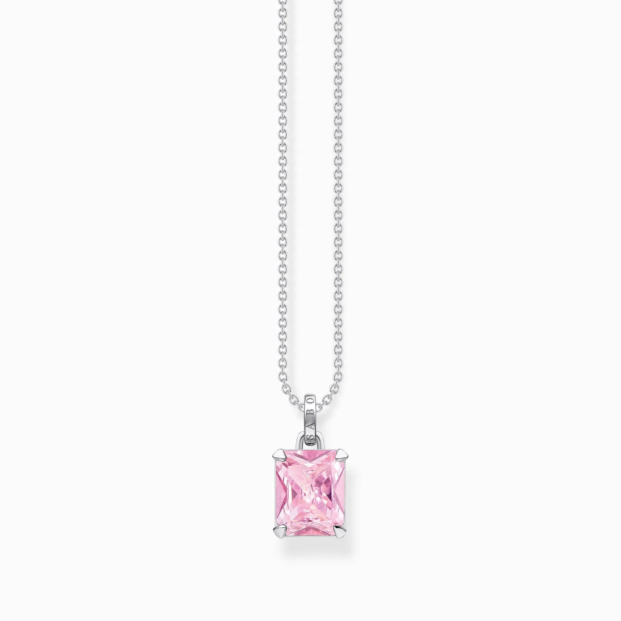 THOMAS SABO HERITAGE PINK SILVER NECKLACE - Image 2