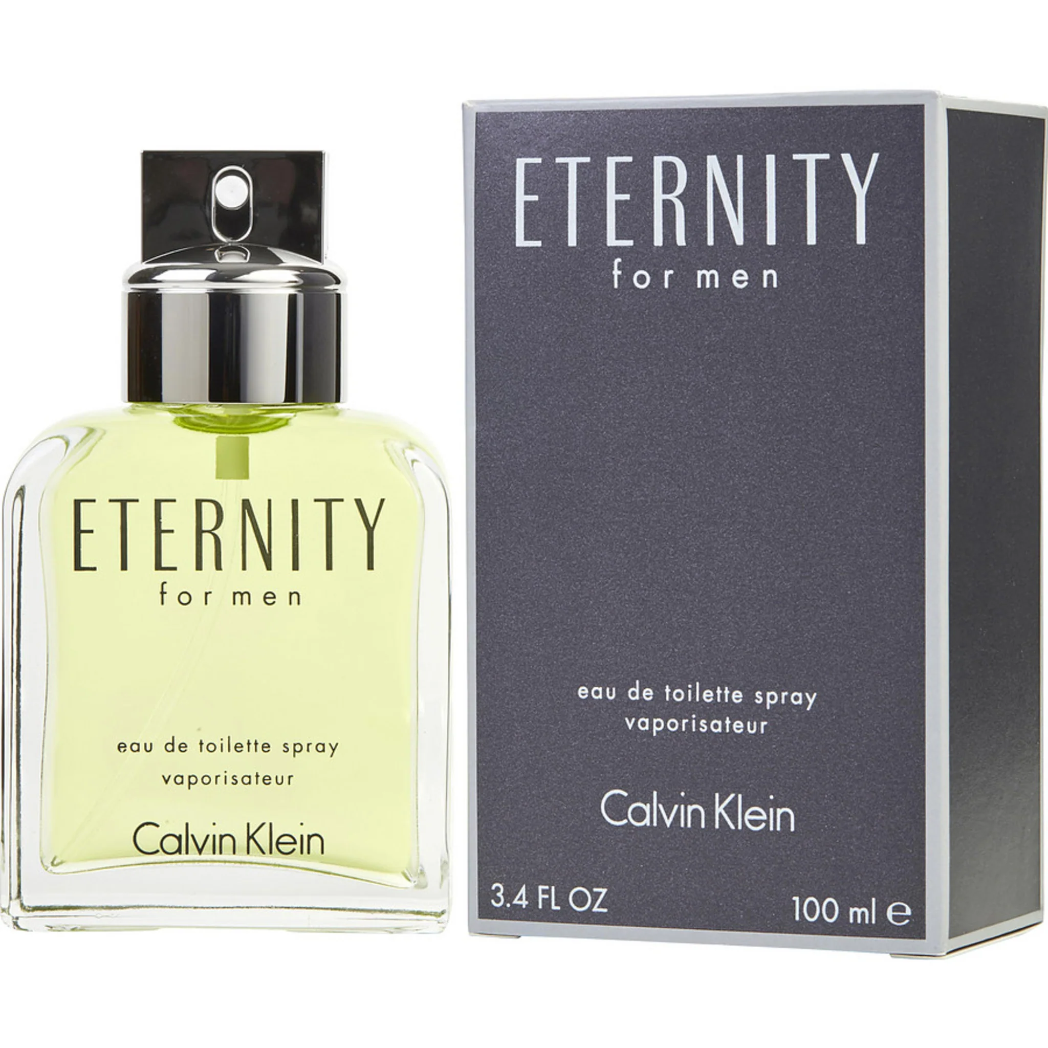 CALVIN KLEIN ETERNITY MENS 100ML EAU DE TOILETTE SPRAY - Image 2