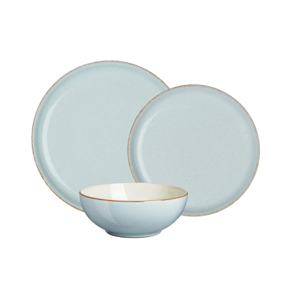DENBY HERITAGE PAVILION COUPE 12PC DINNEWARE SET
