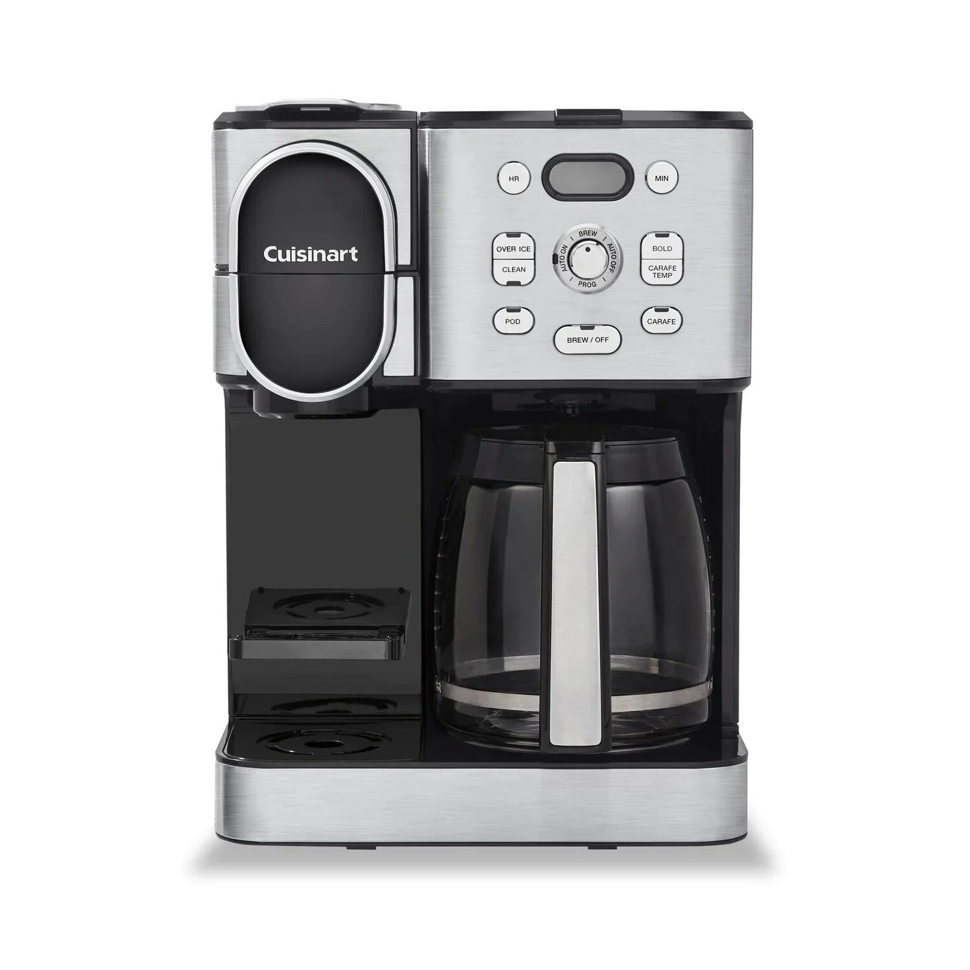 CUISINART 12-CUP COFFEEMAKER & SINGLE SERVE BREWER